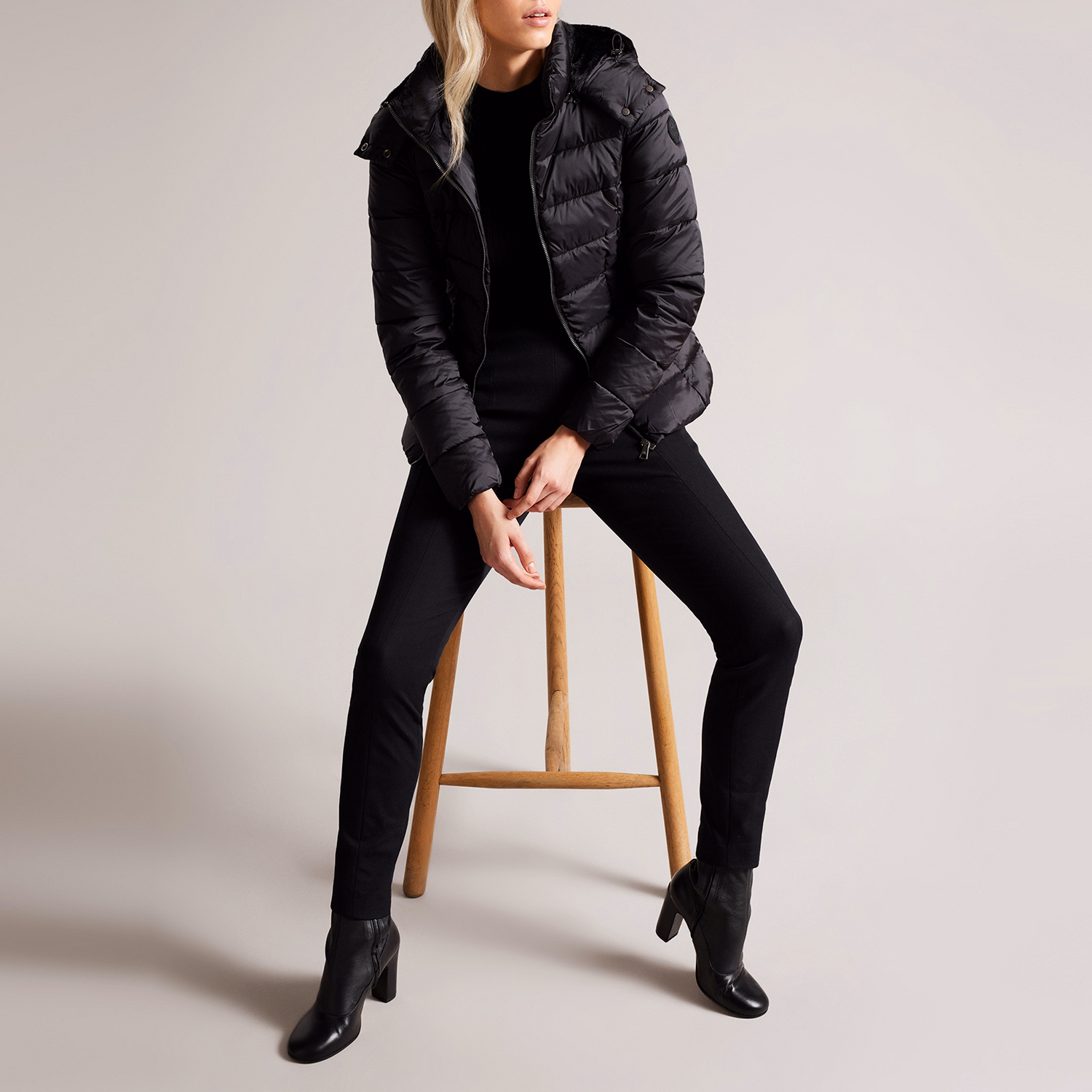 Abbiiee Belted Padded Jacket