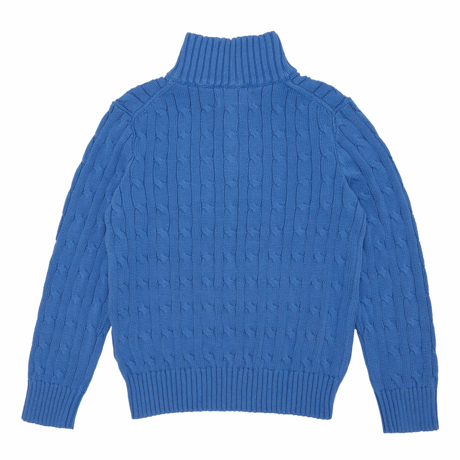 Quarter-Zip Cable-Knit Sweater