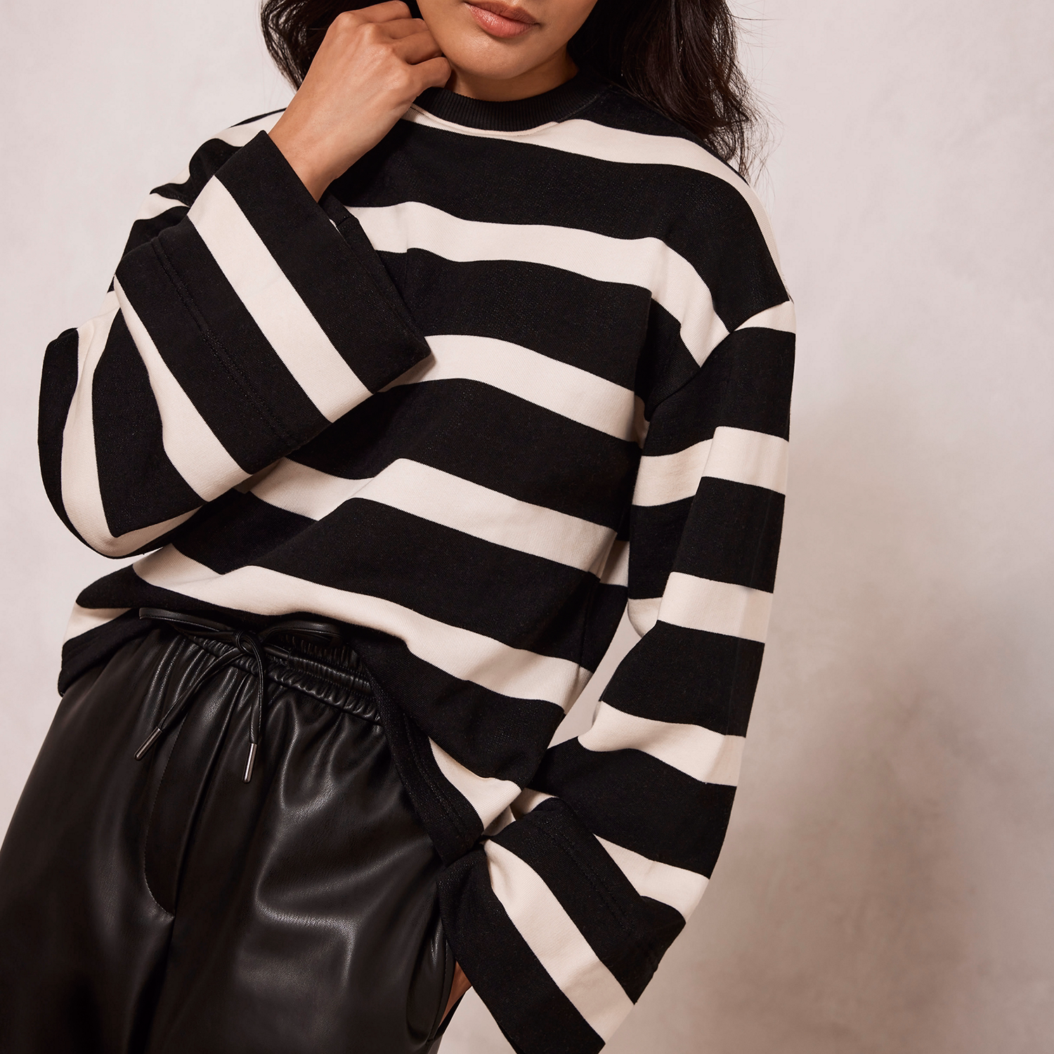 Striped Boxy Sweater