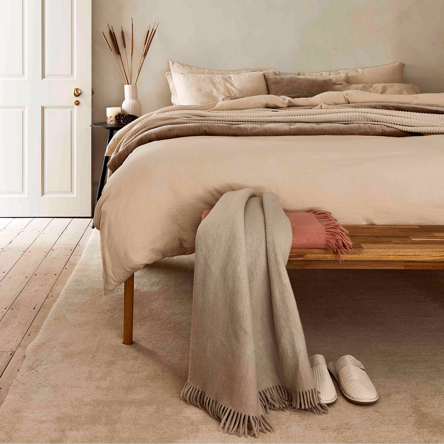 Organic Fitted Sheet Oat