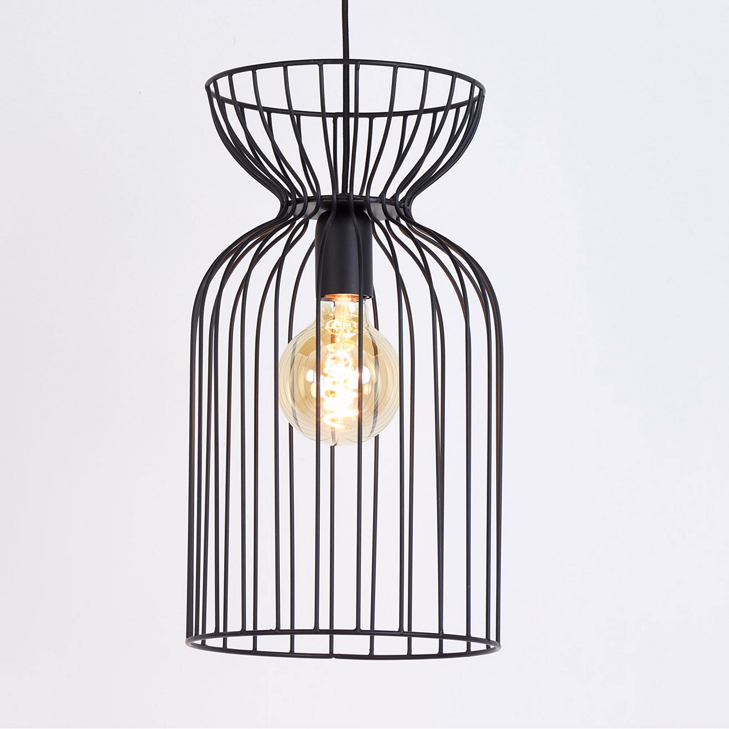 Lazar Hanging Lamp 42cm Matte Black