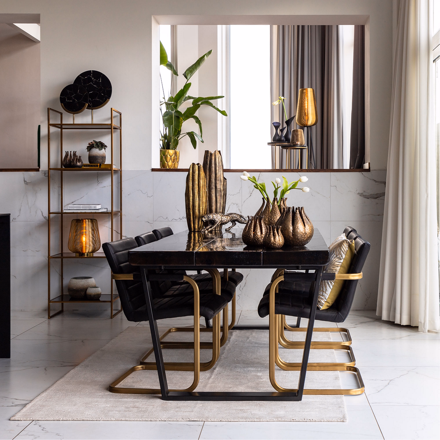 Sisoko Panther Ornament Antique Bronze