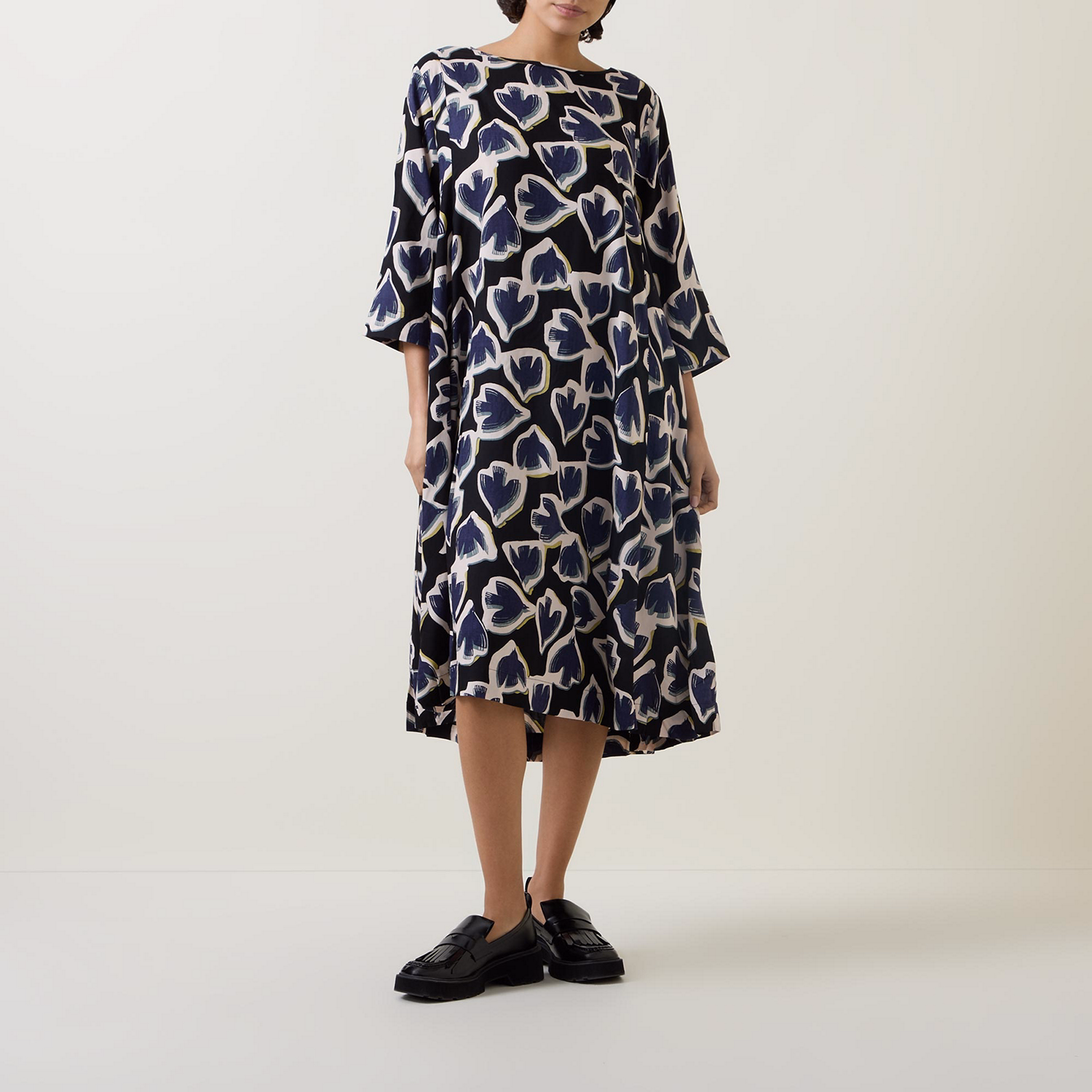 Nabia Printed Shift Dress
