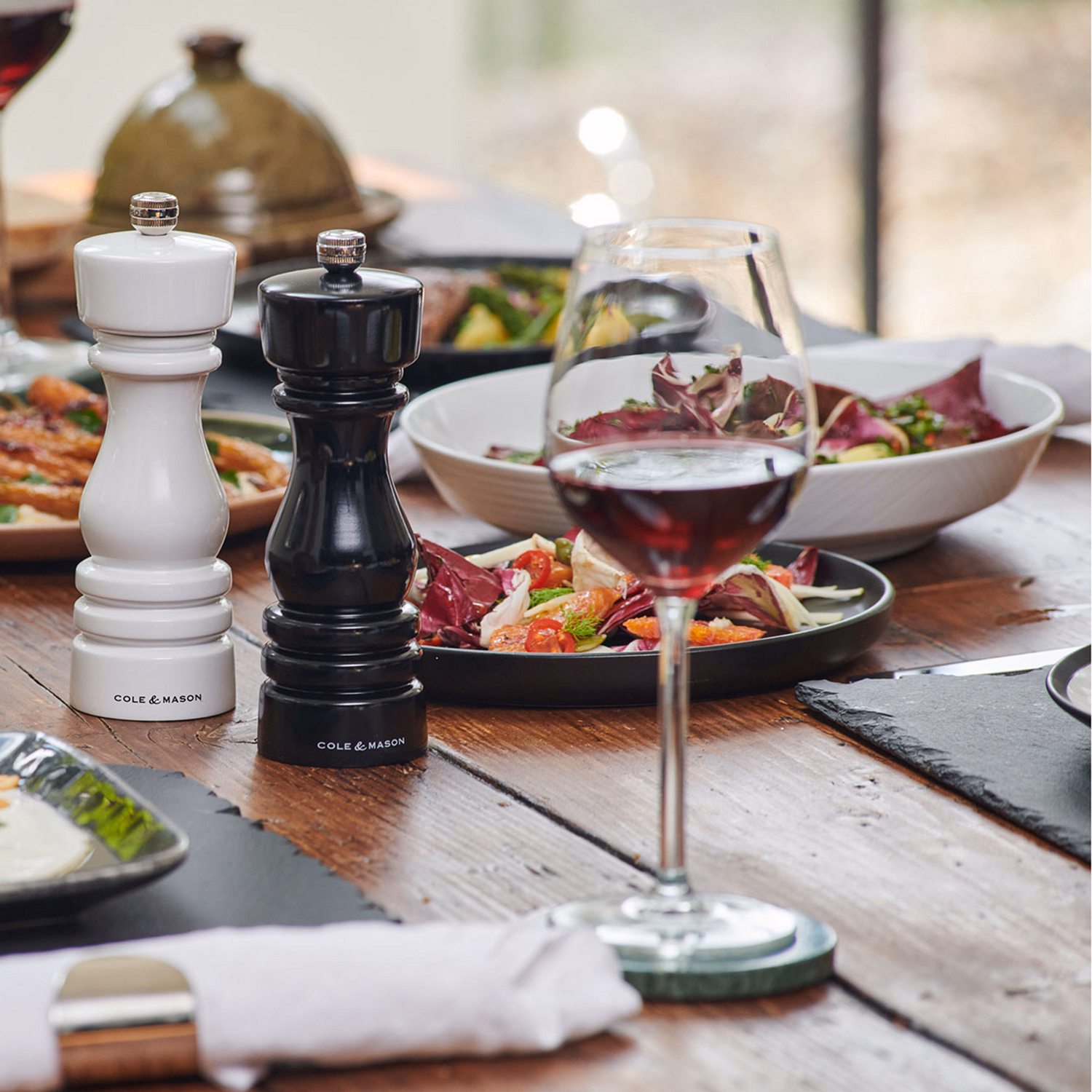 London Salt Mill White Gloss 18cm