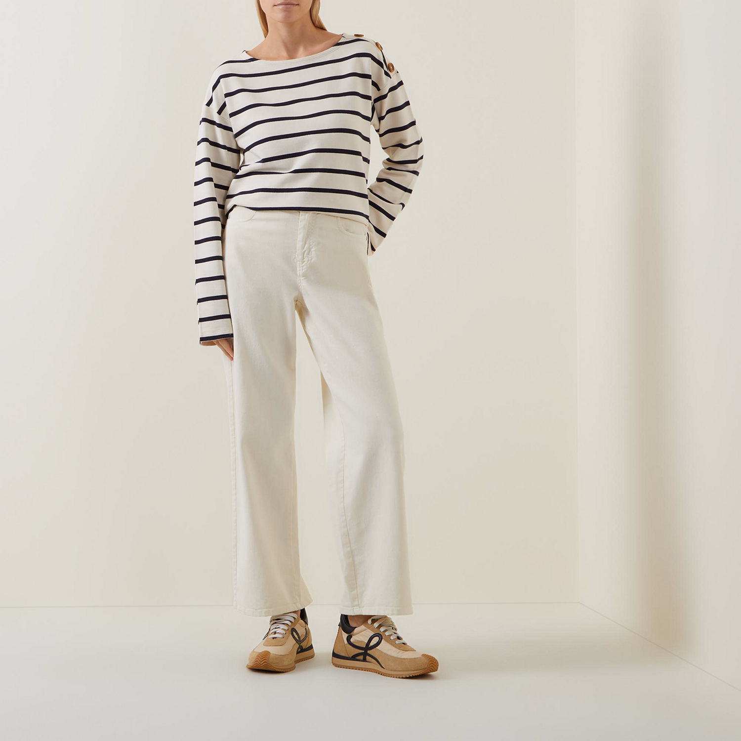 Caroline Striped Sweatshirt