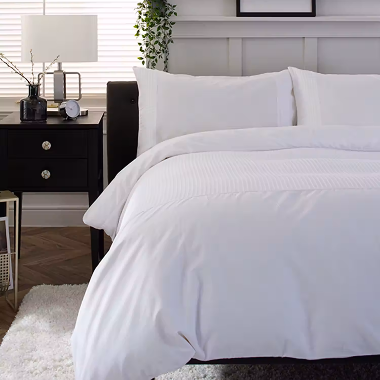 Port Stanley Duvet Set White