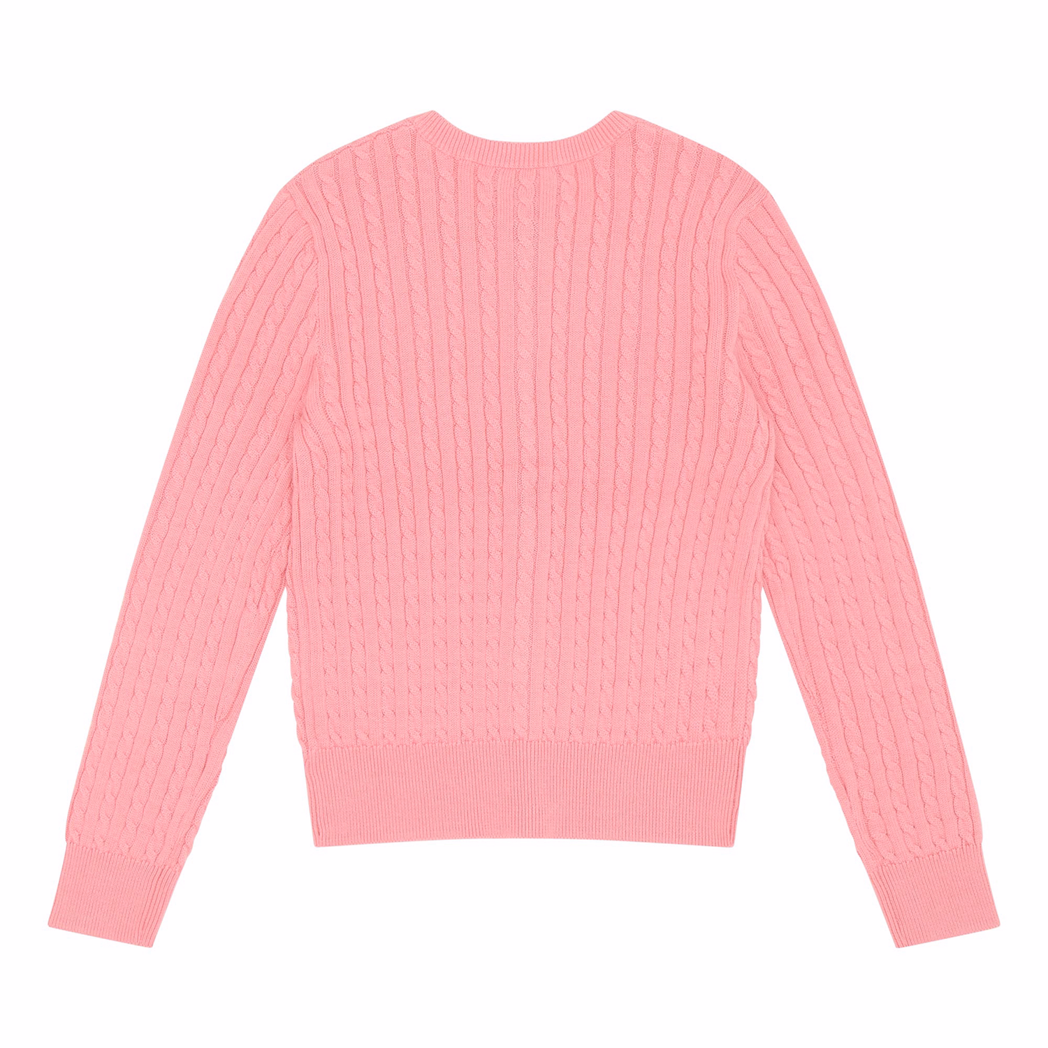 Cable-Knit Logo Cardigan