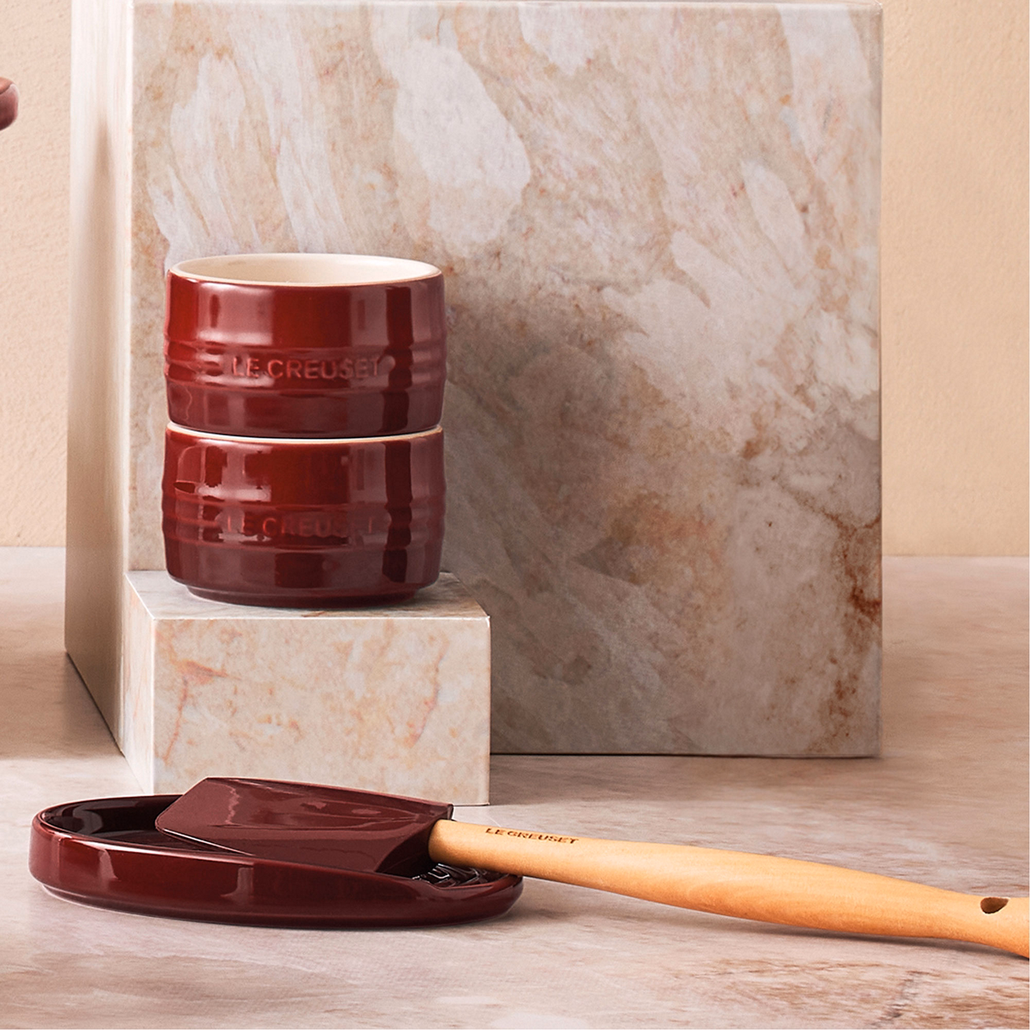 Stoneware Oval Spoon Rest