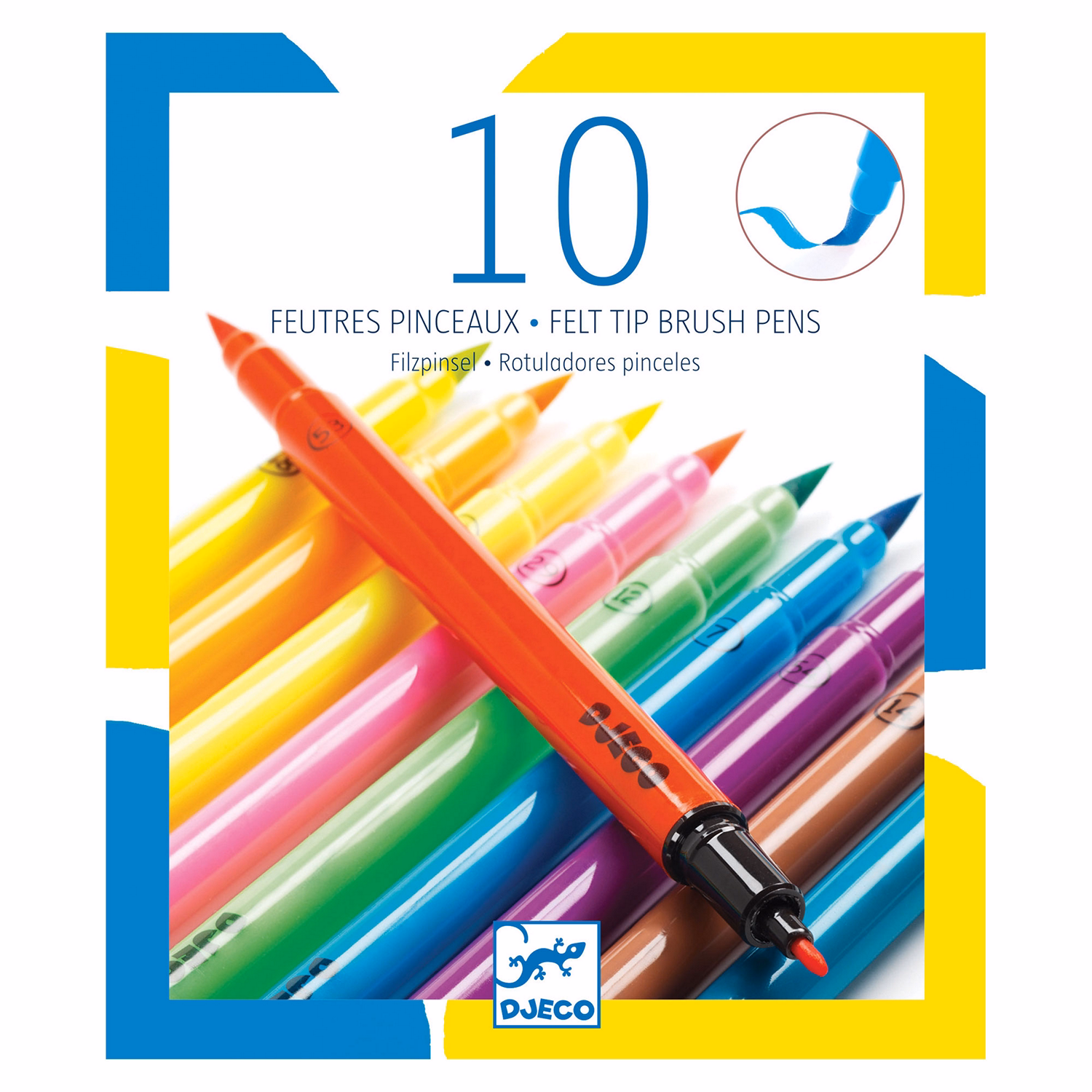 Djeco Toys Felt Brushes