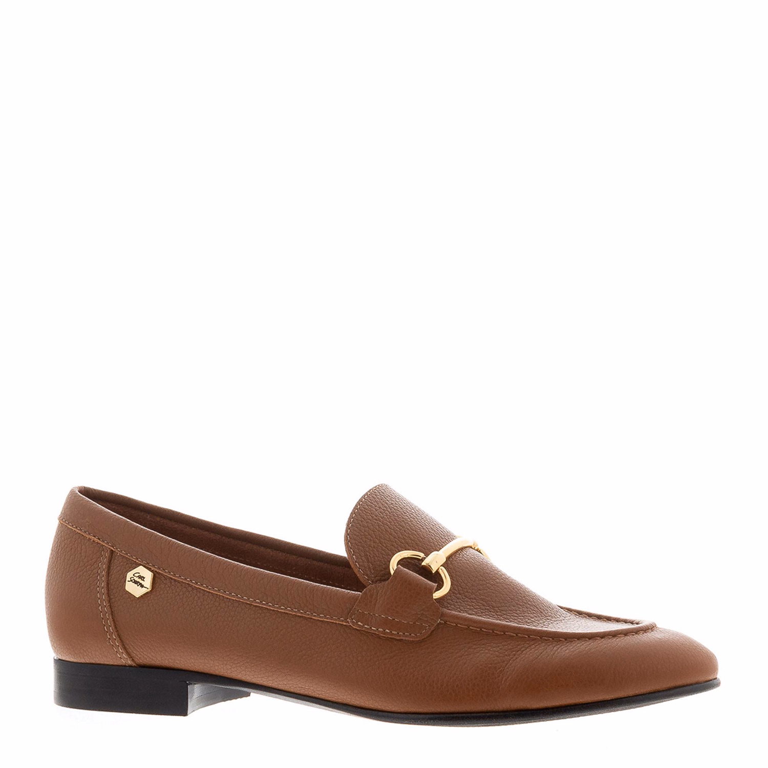 Arlie Snaffle-Trim Leather Loafers