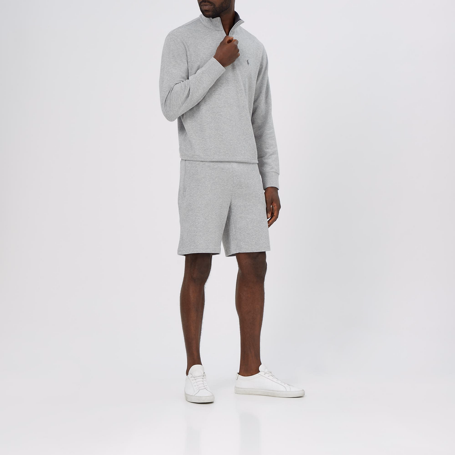 Double Knit Half-Zip Sweatshirt