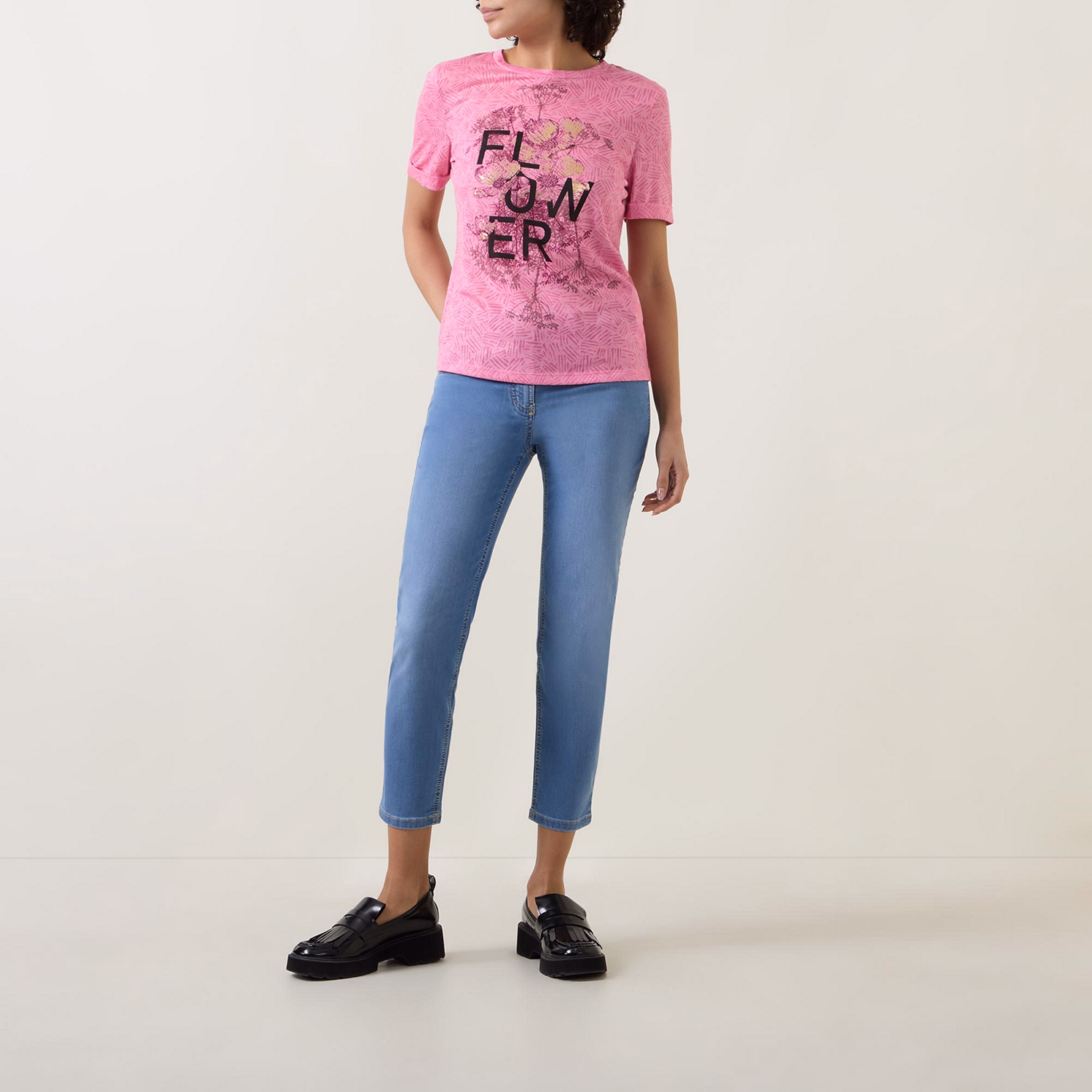 Flower Abstract Pattern T-Shirt