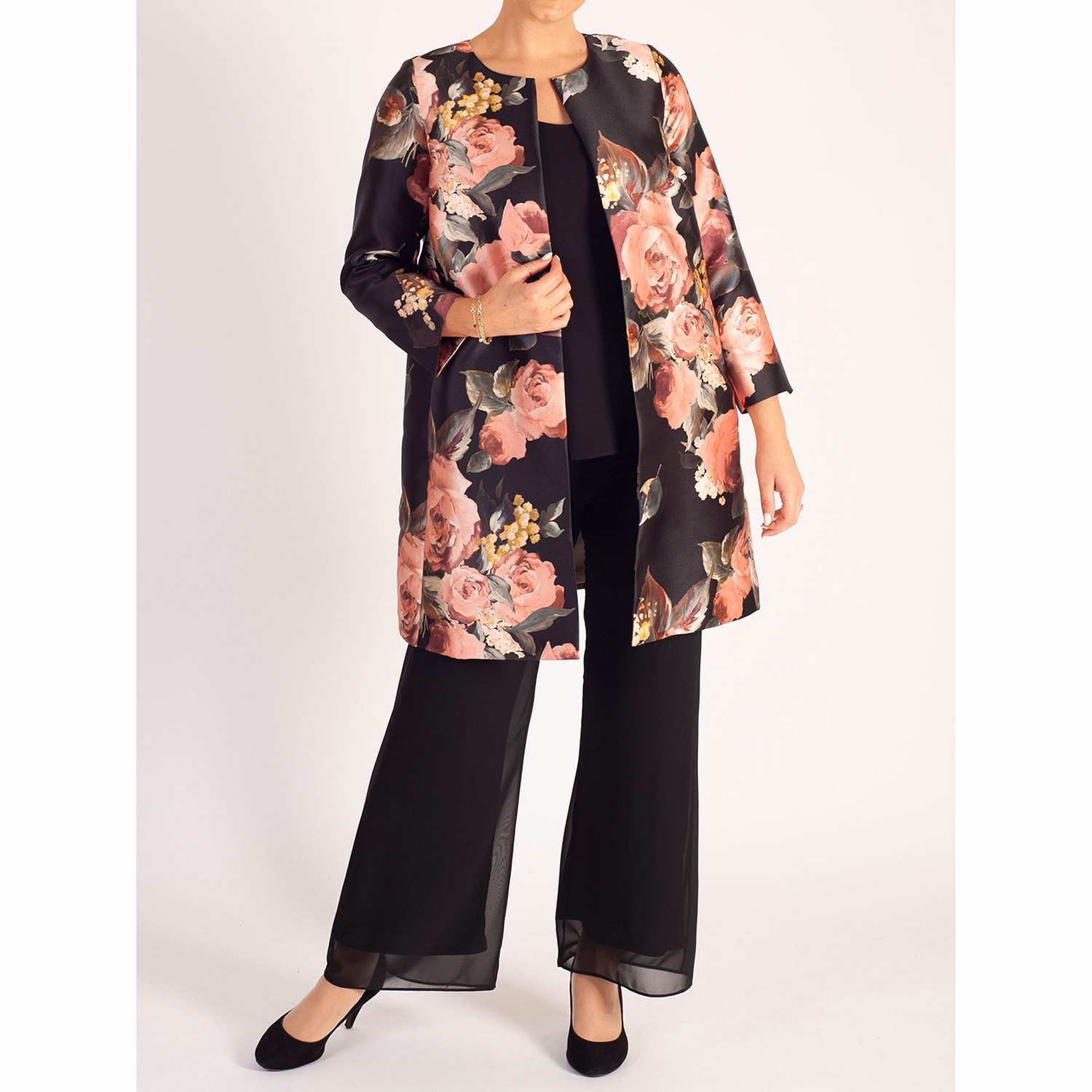 Floral Placement Coat