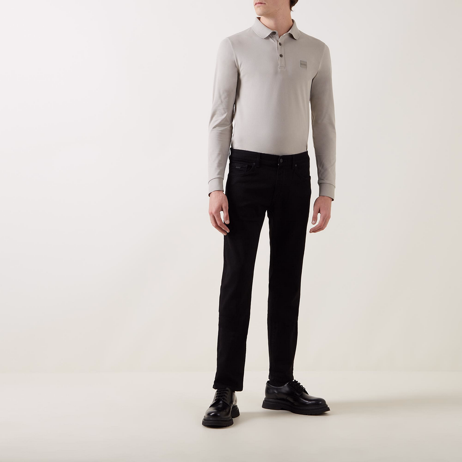 Maine Mid-Rise Straight Leg Jeans