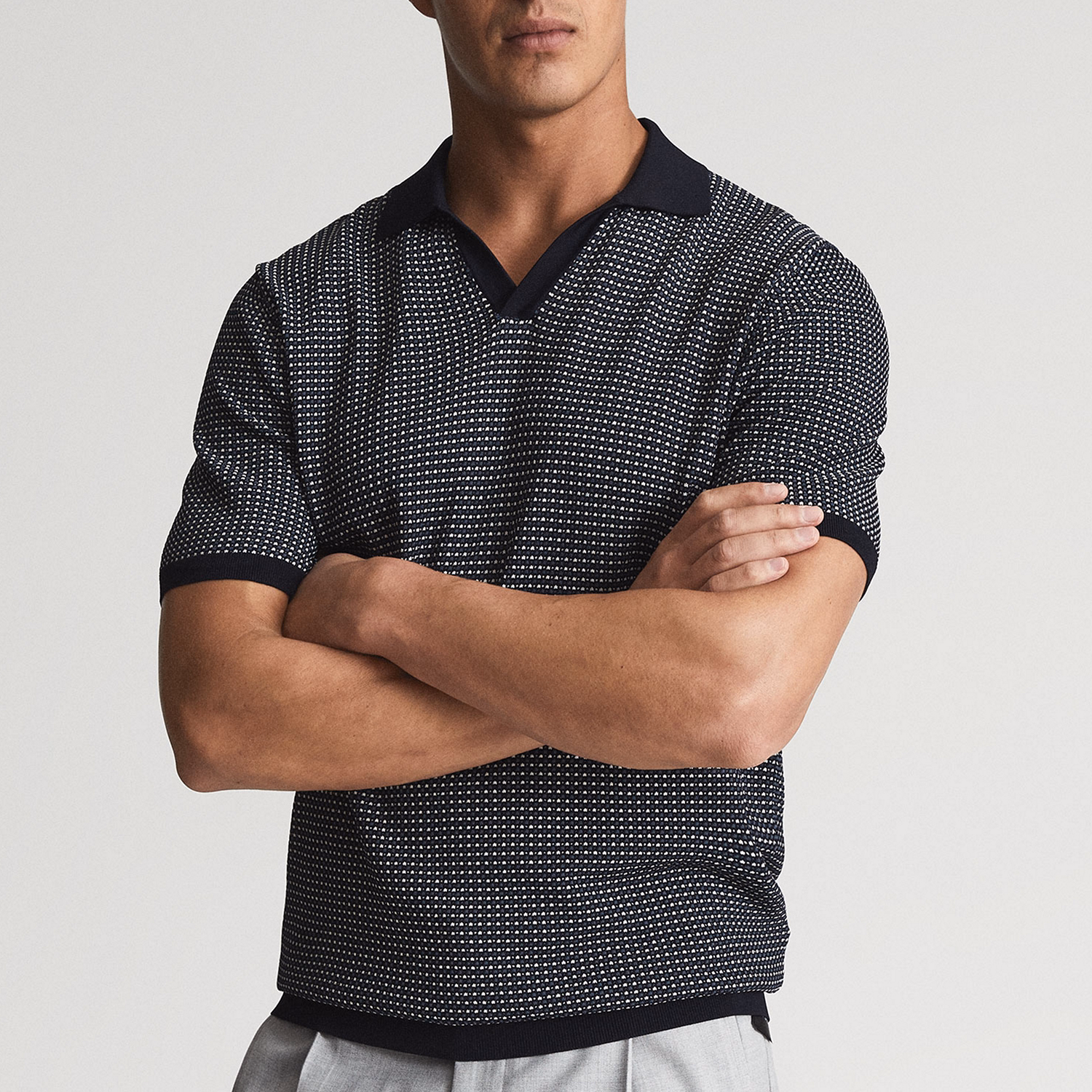 Chichi Open Collar Polo Shirt