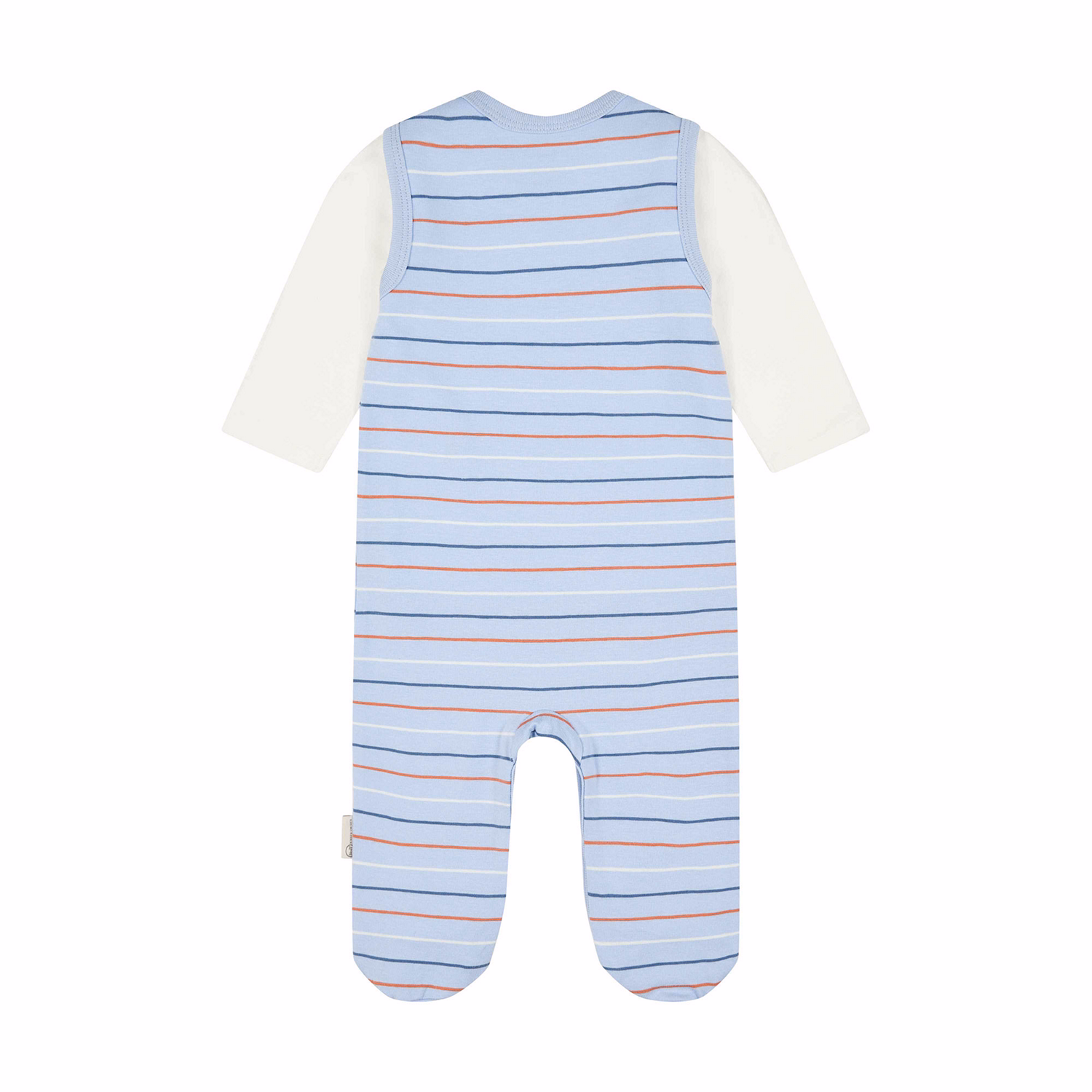 Striped Romper And T-Shirt Set