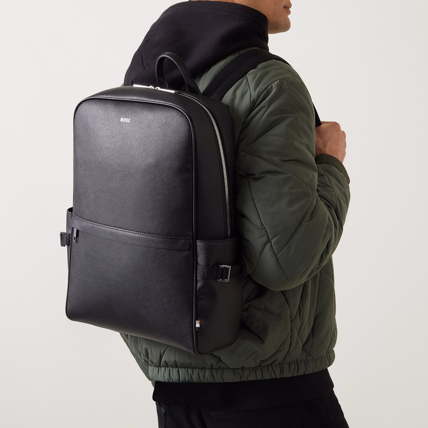 Zair Leather Backpack