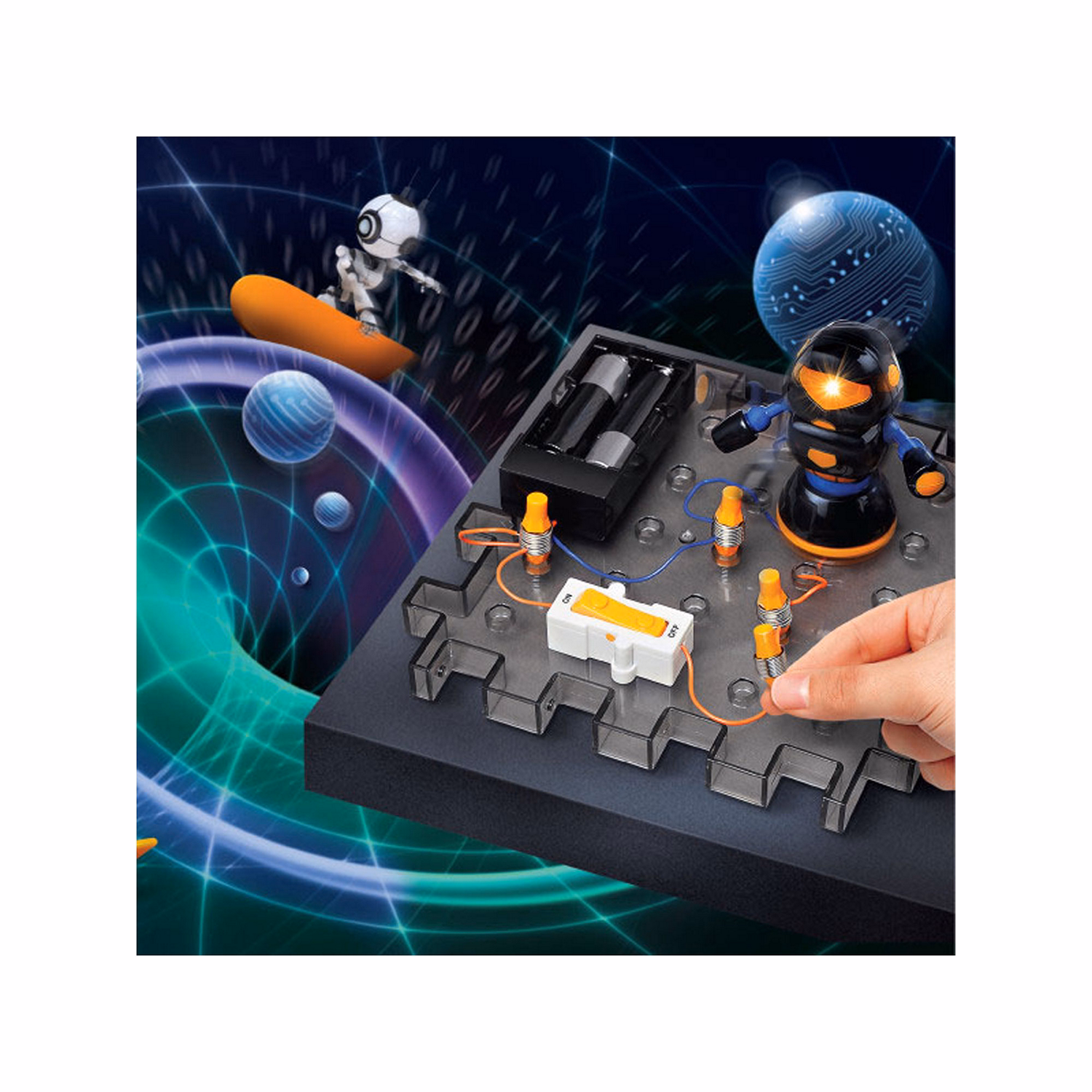 Circuitry Action Experiment  - Robot Spinner