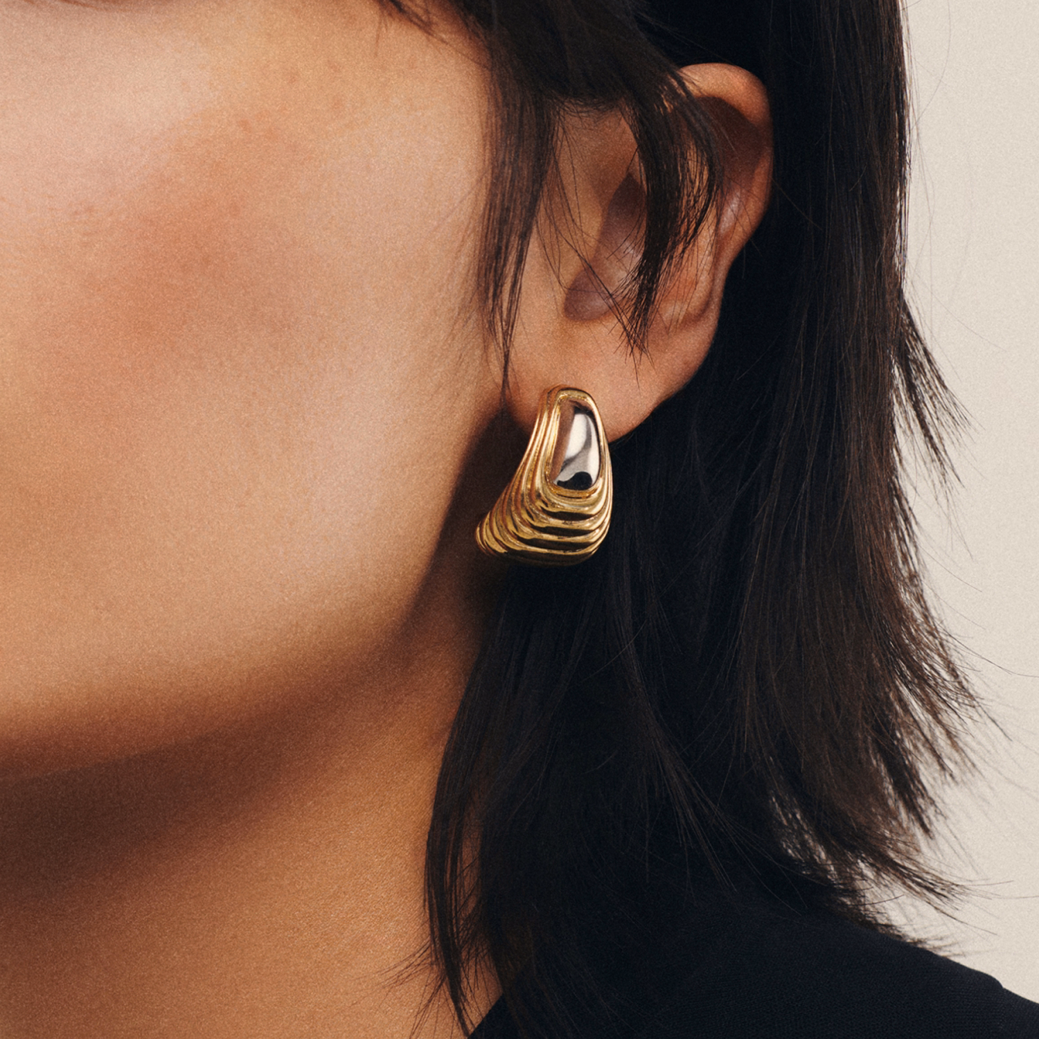 Ridge Oversized Earrings
