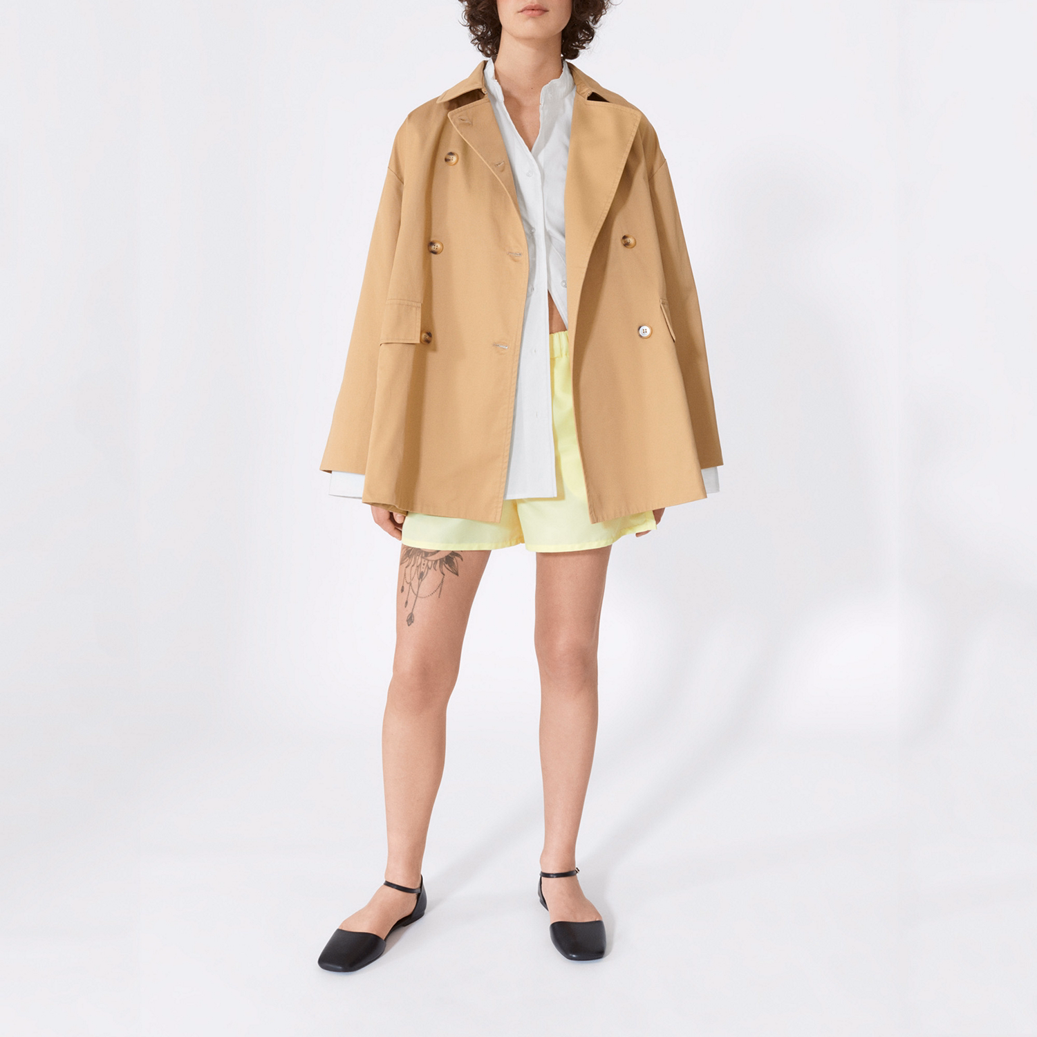 Ailani Double-Breasted Trench Coat
