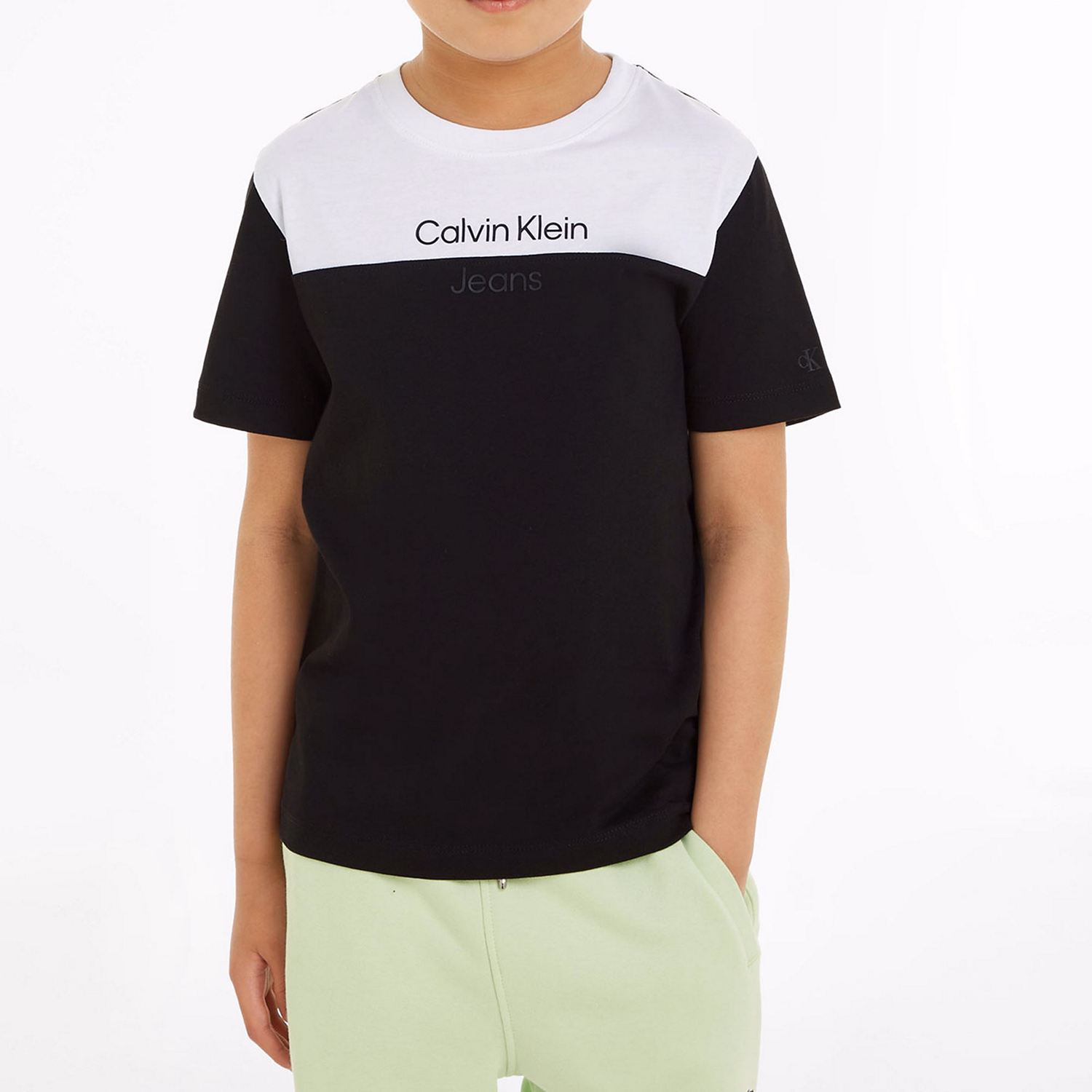 Colour-Block Logo T-Shirt