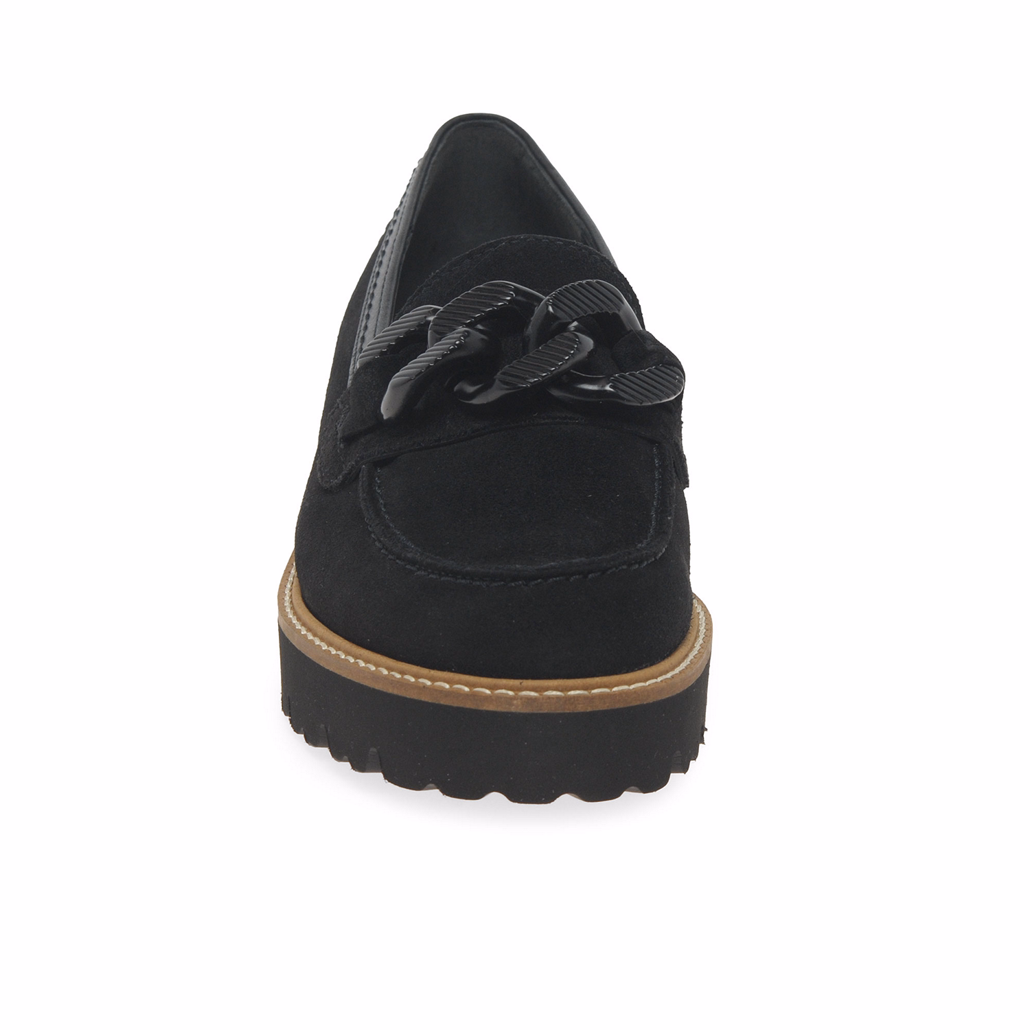 Squeeze Chain-Detail Loafers