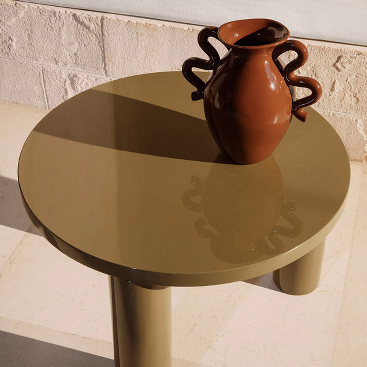 Verso Table Vase Terracotta