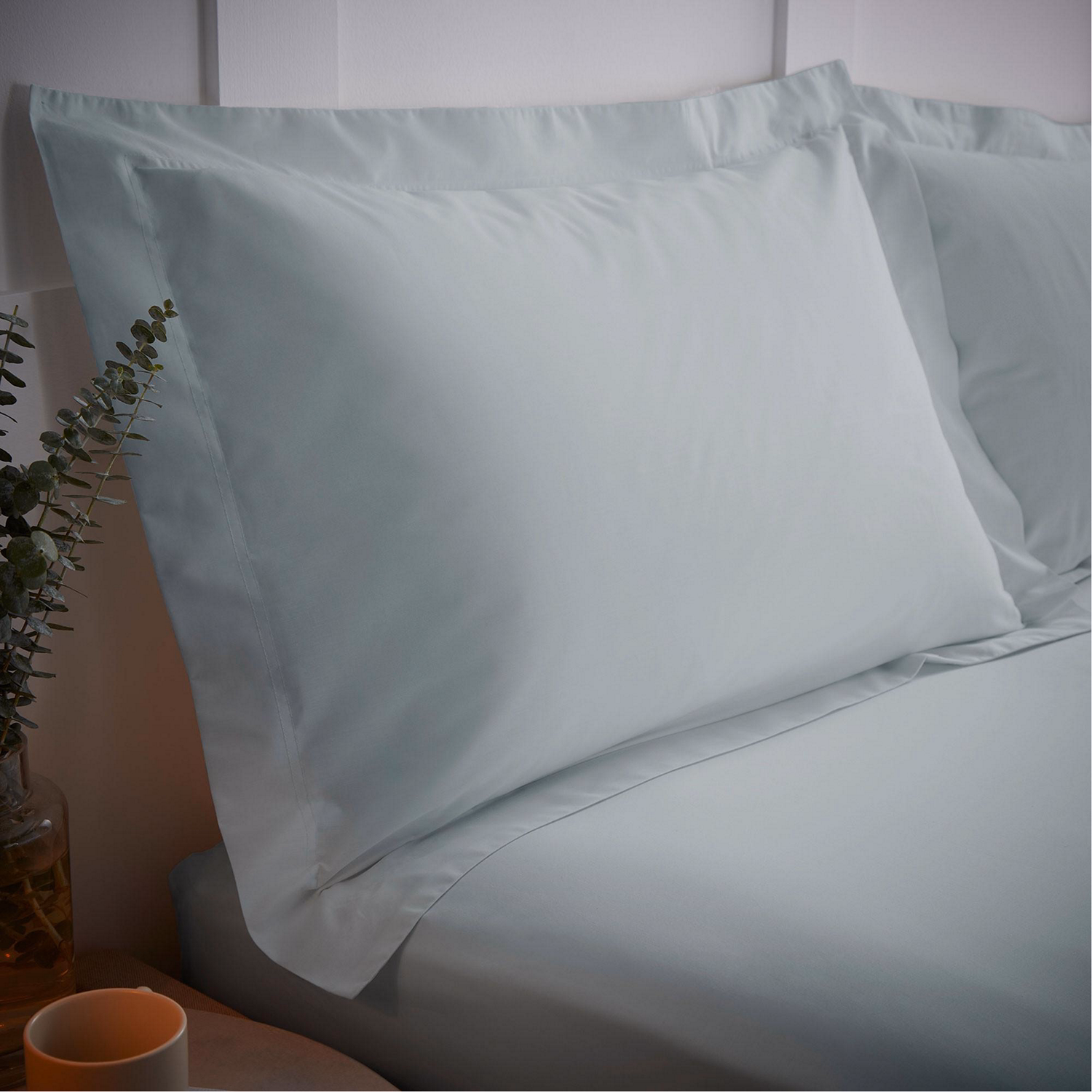 200 Thread Count Cooling Tencel Oxford Pillowcase Silver