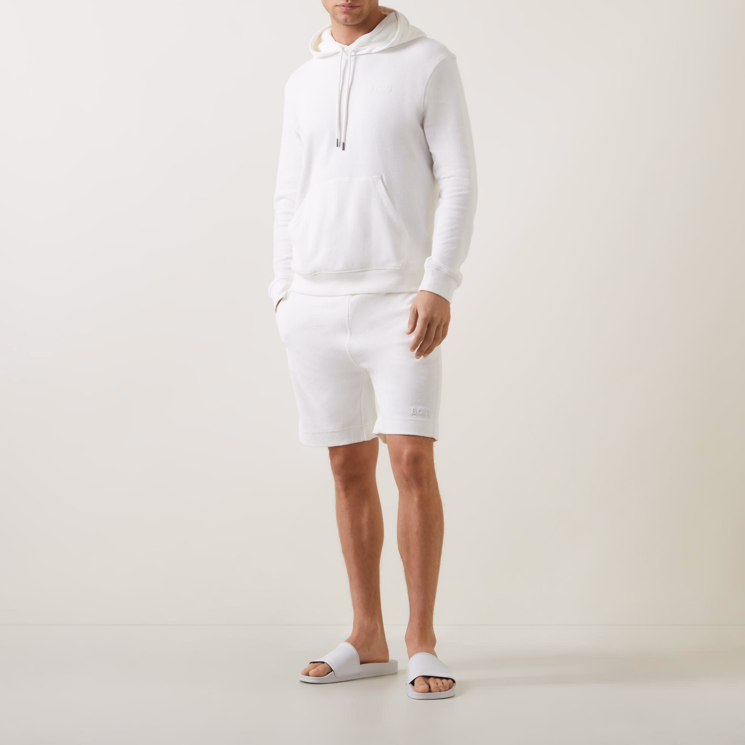 Logo Drawstring Towelling Shorts