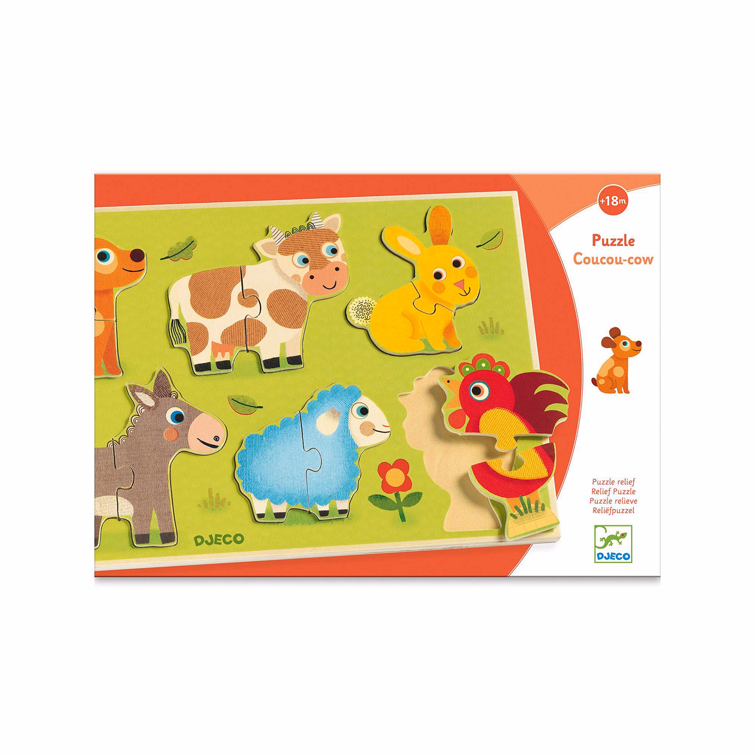 Farm Animals Wooden Jigsaw Puzzle