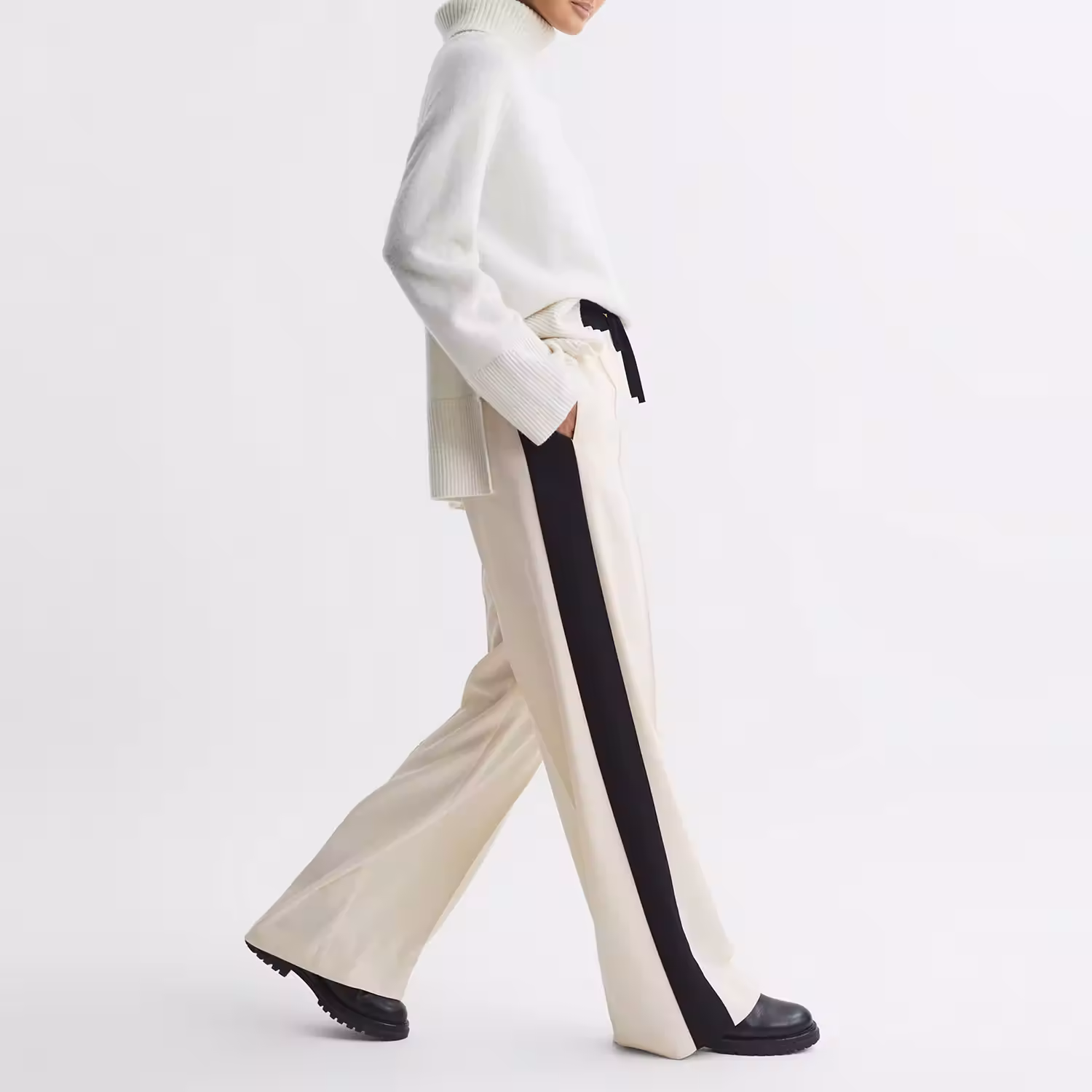 May High-Rise Wide Leg Trousers