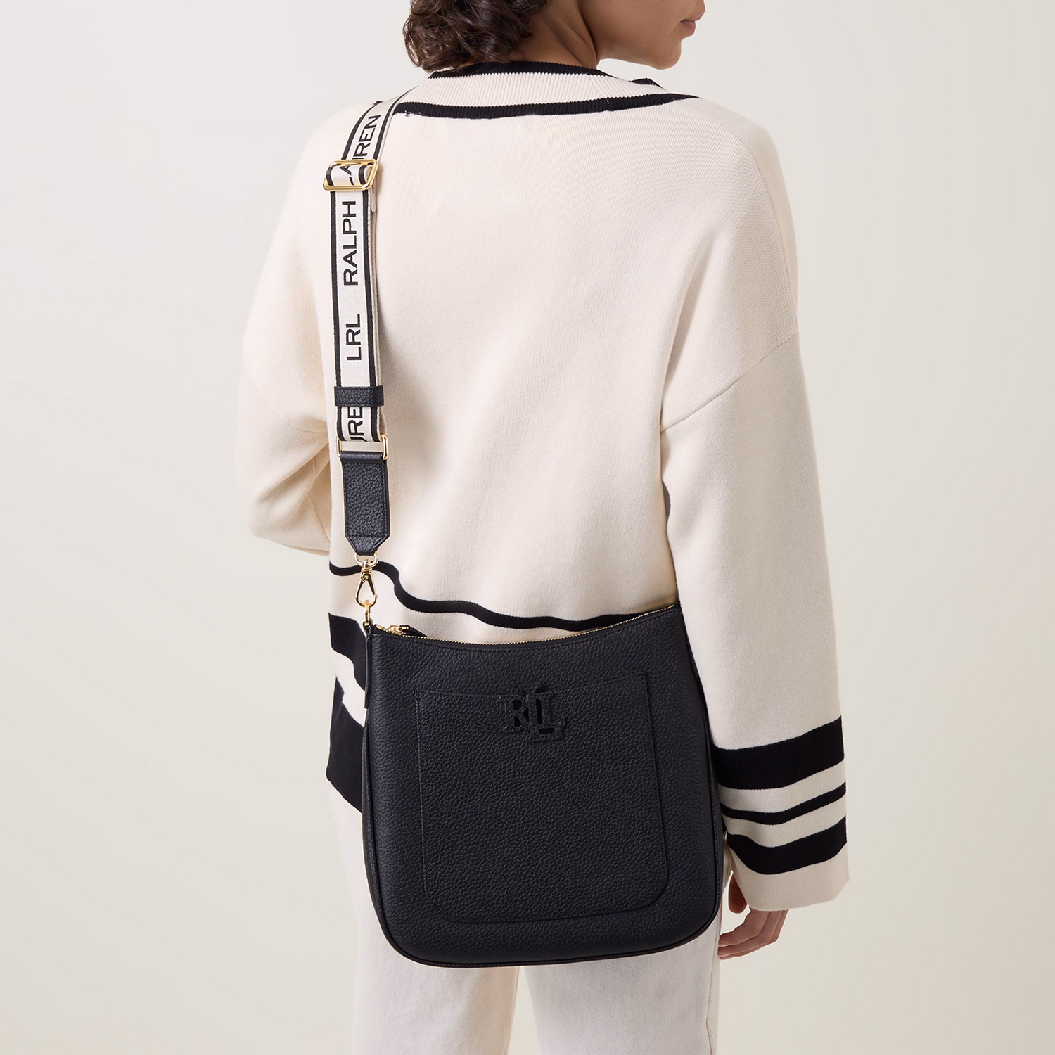 Cameryn Logo Leather Crossbody Bag
