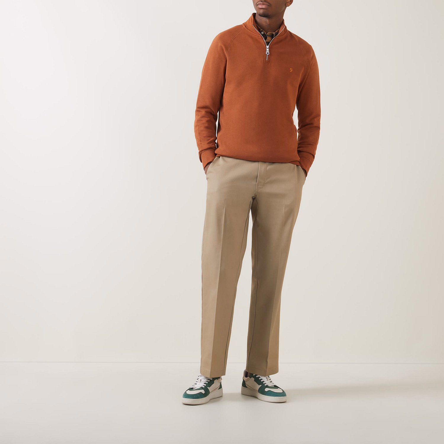 Jim Half-Zip Logo Sweatshirt