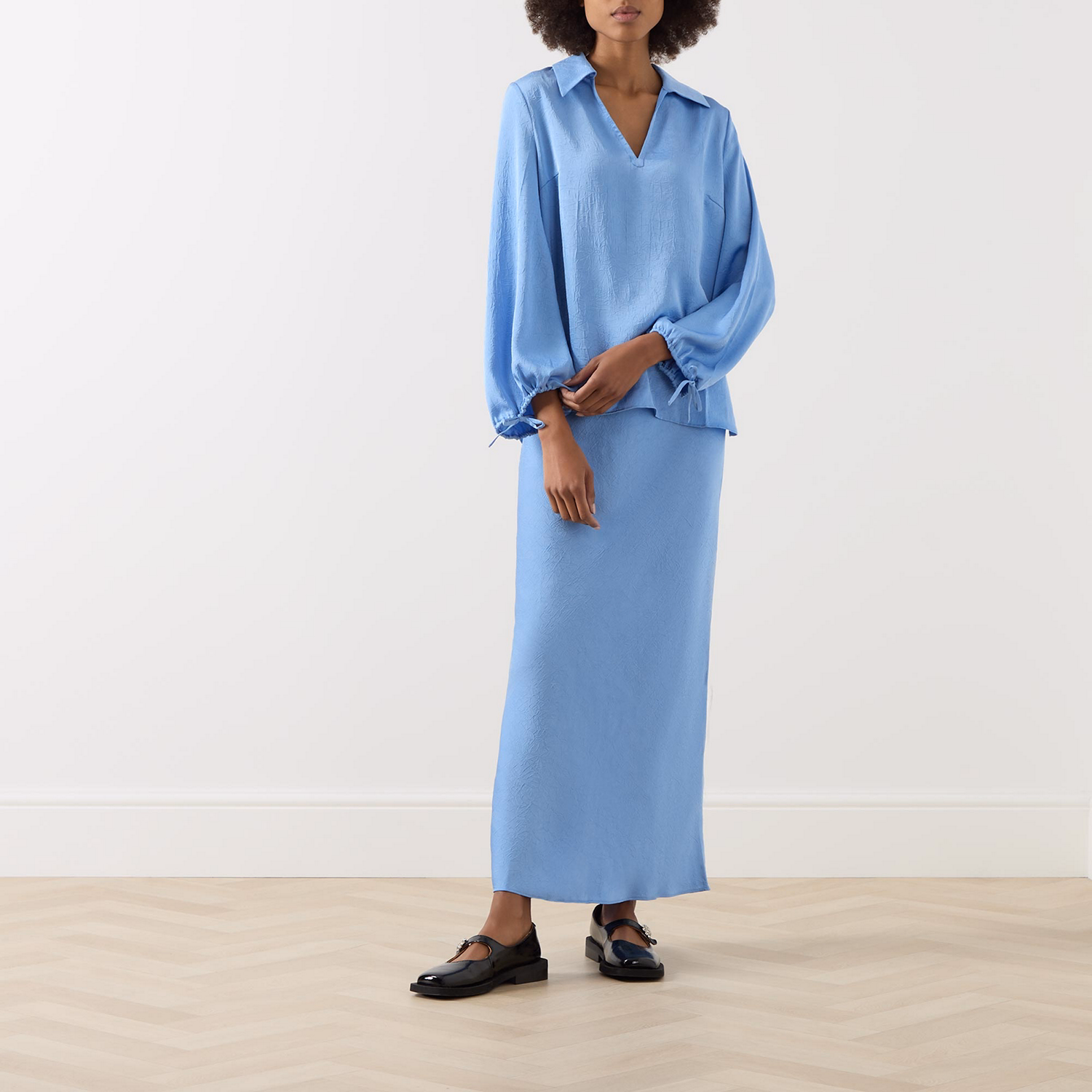 Maisie Cuff-Tie Blouse