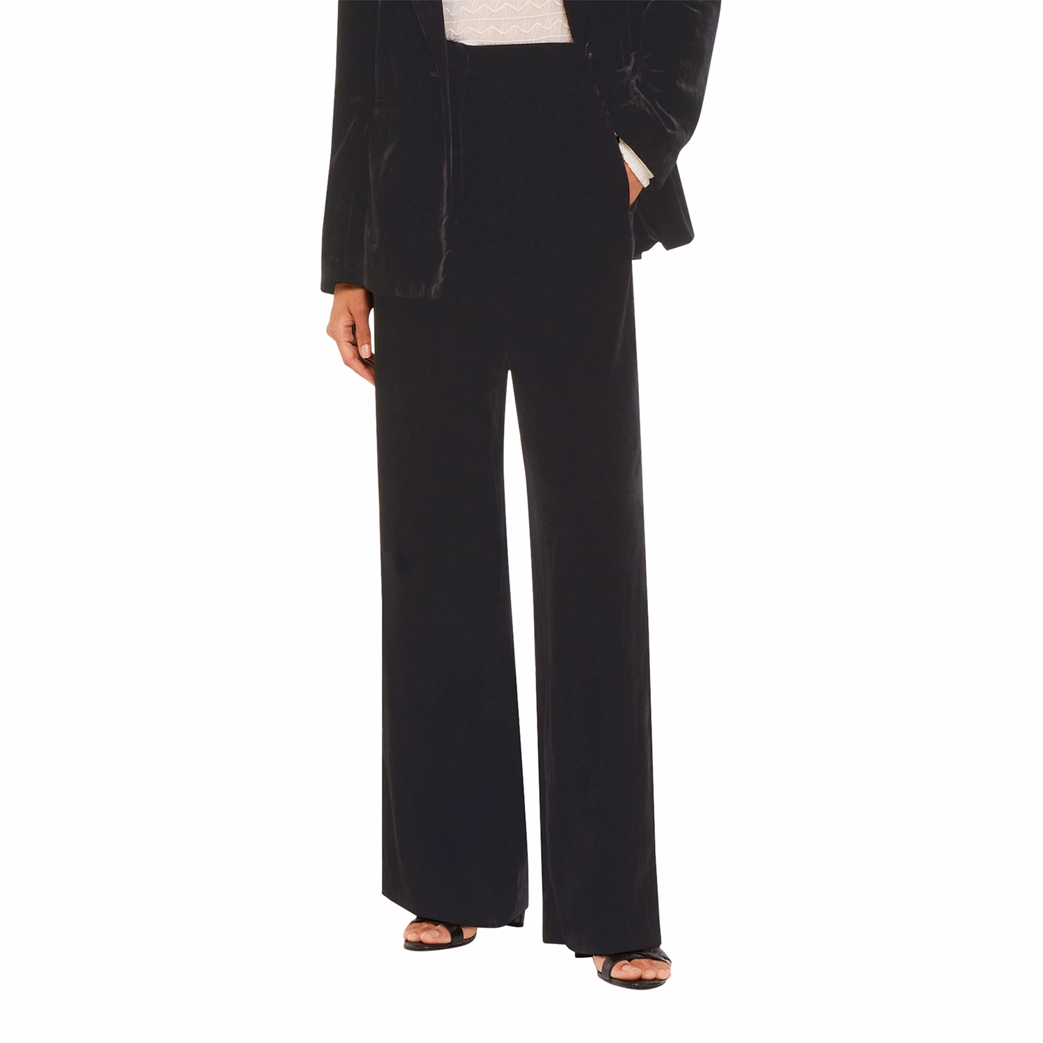 Full Length Velvet Trousers