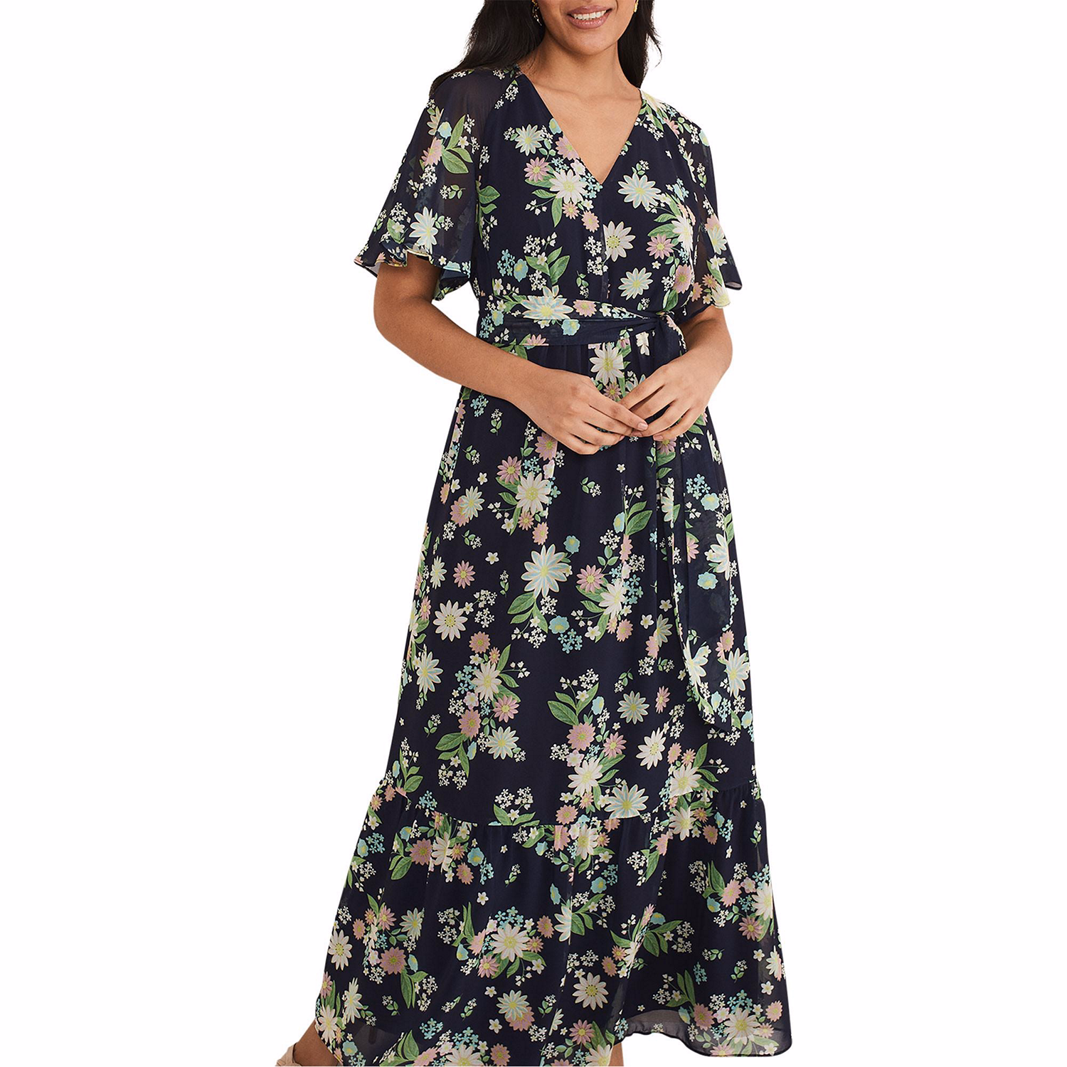 Petite George Floral Print Dress