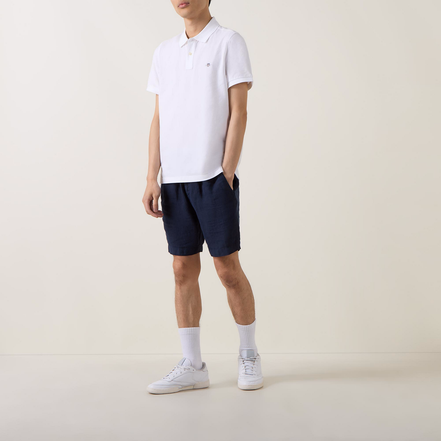 Shield Logo Pique Polo Shirt