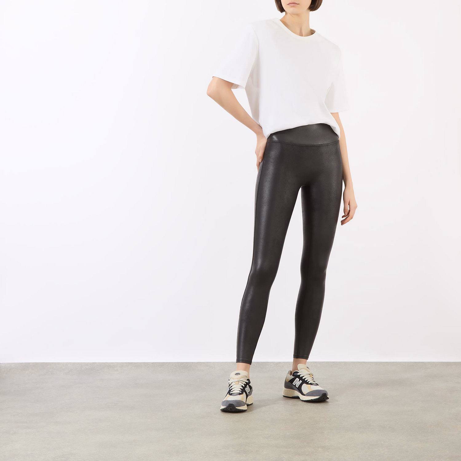 Faux-Leather Leggings