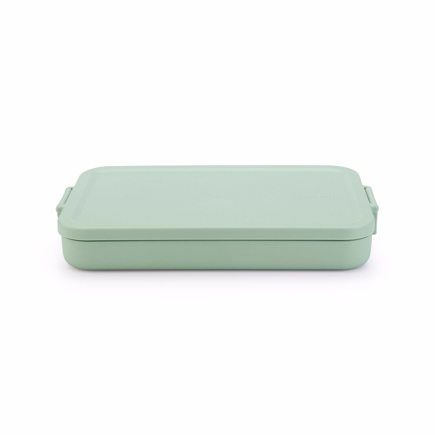 Make & Take Lunch Box, Flat, Plastic - Jade Green