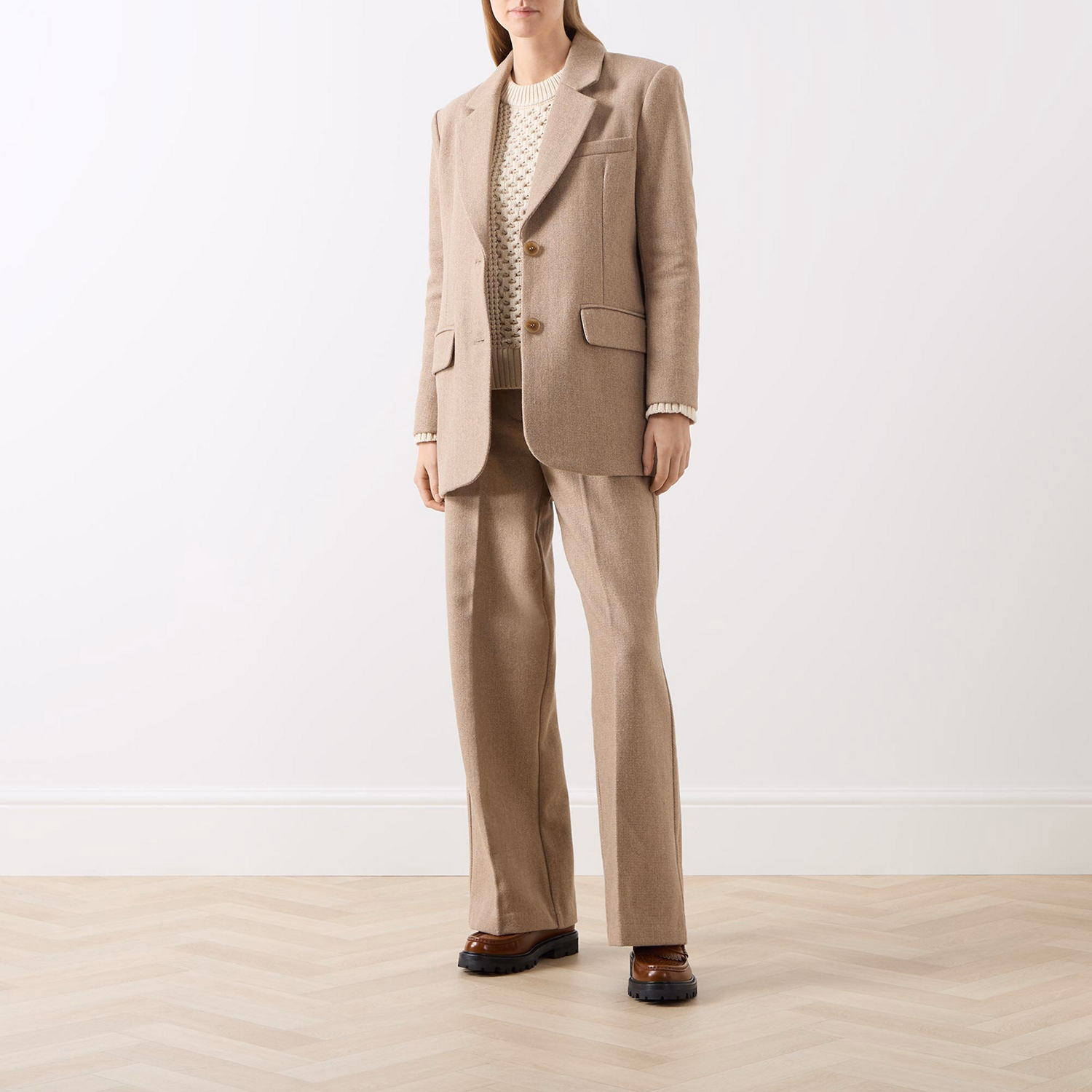 Britt Single-Breasted Oversized Blazer