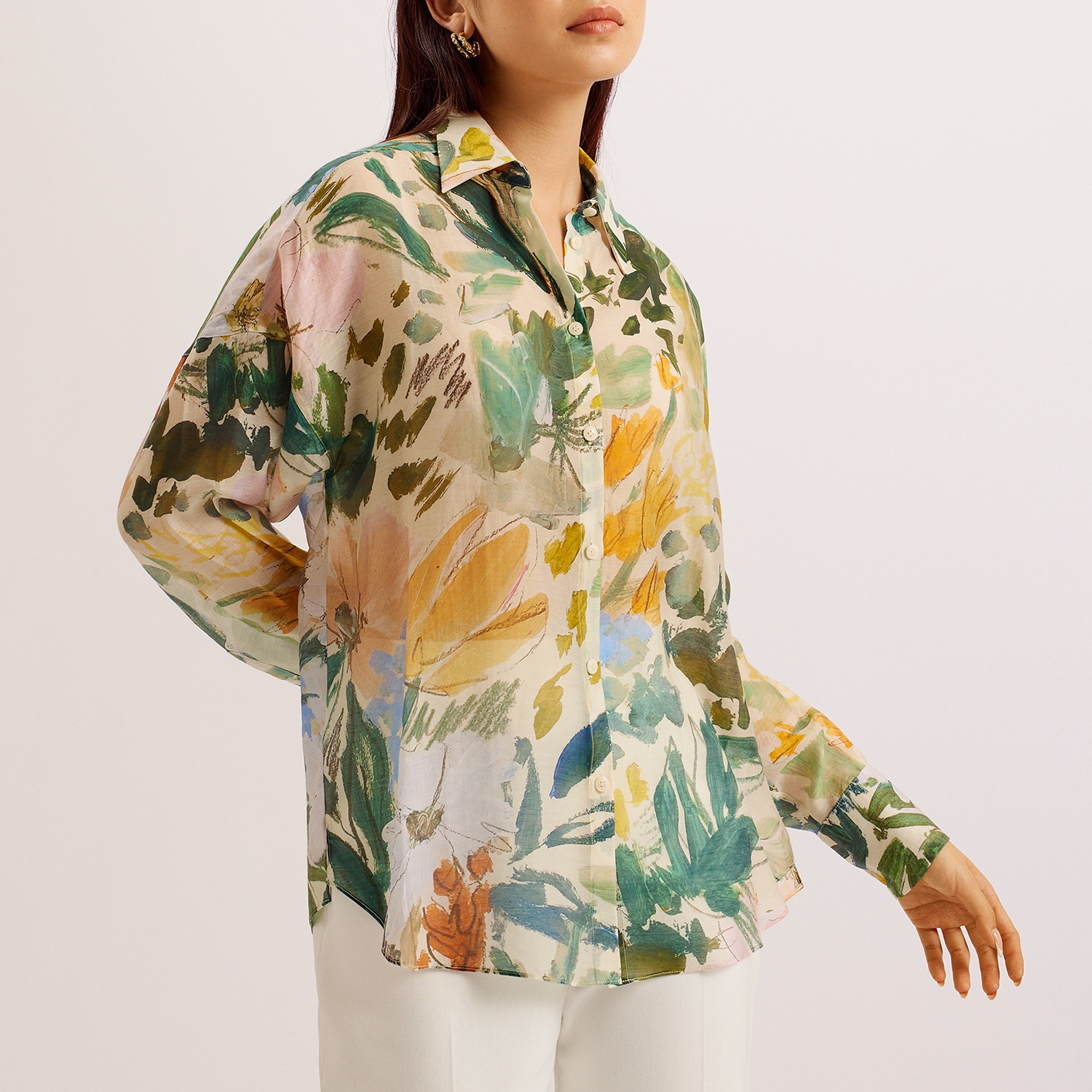 Floral Oversized Shirt