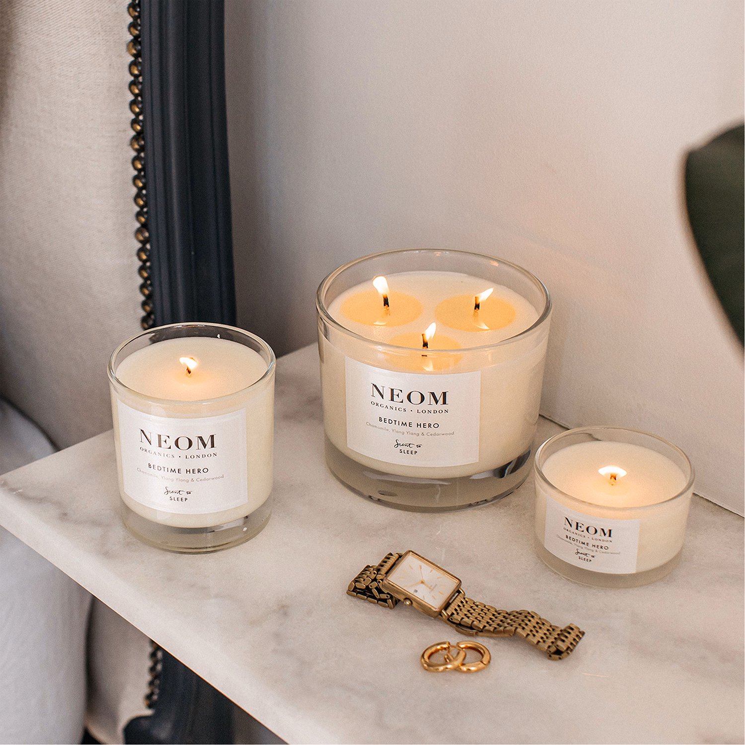 Bedtime Hero Three-Wick Scented Candle 420g