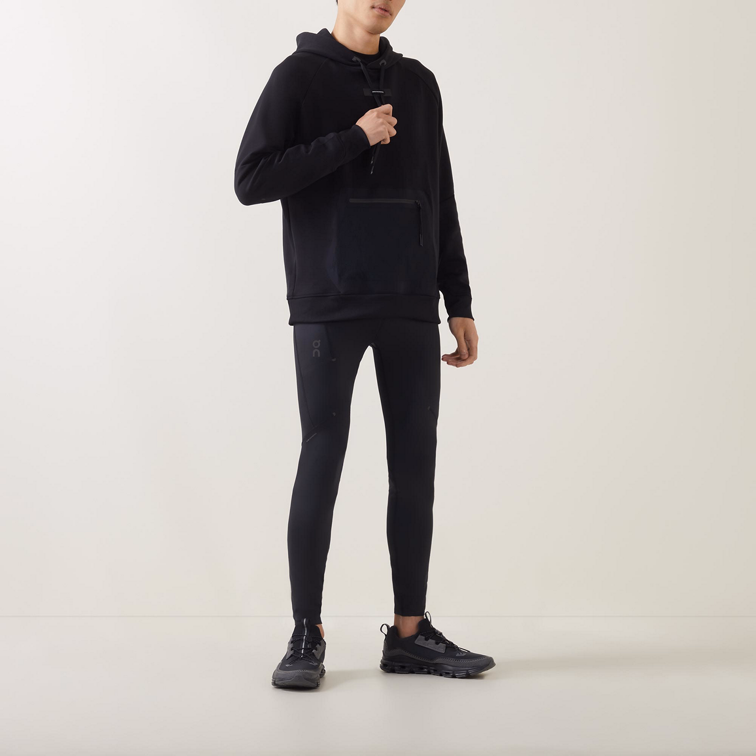 Mesh-Pocket Hoodie