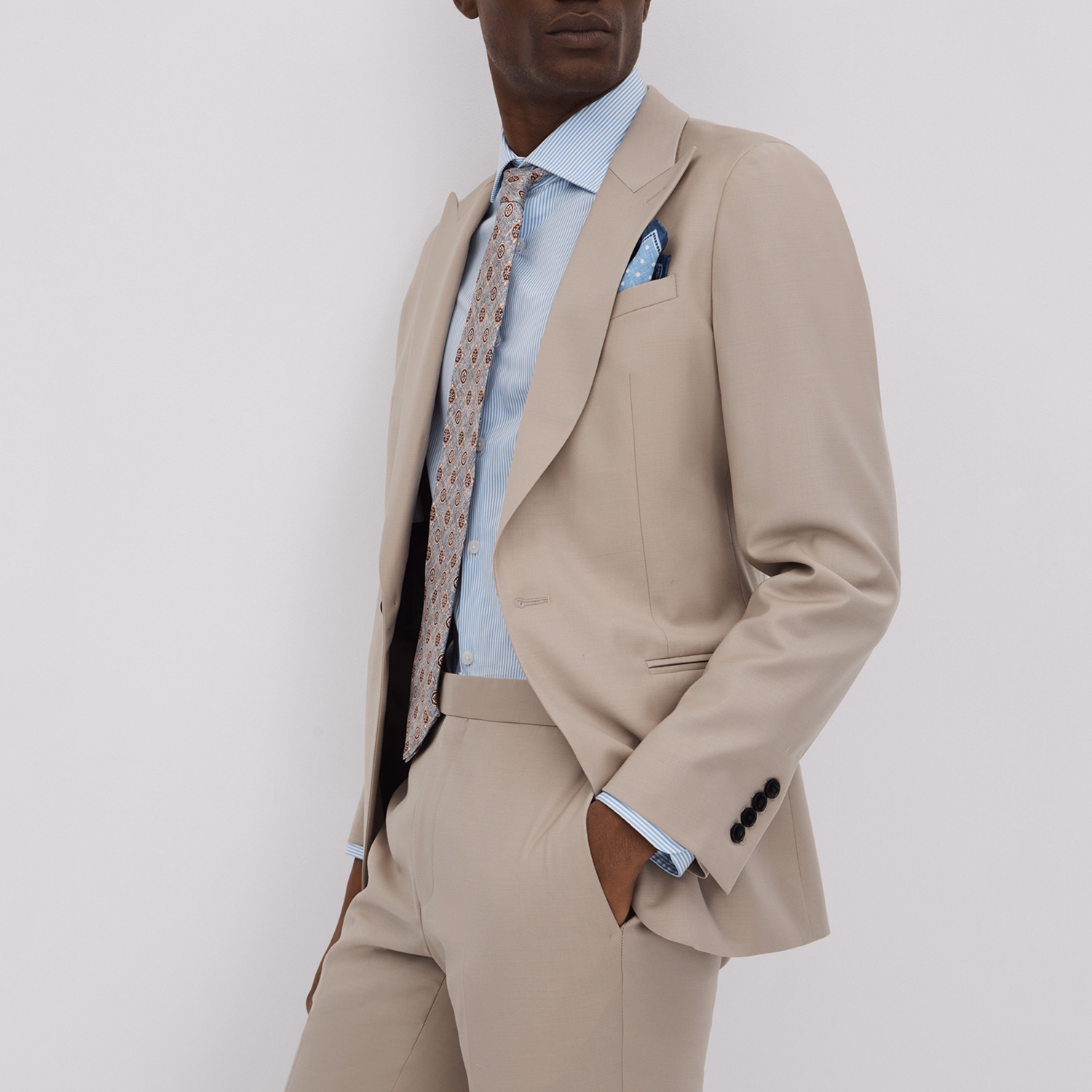 Dillon Single-Breasted Slim Fit Blazer