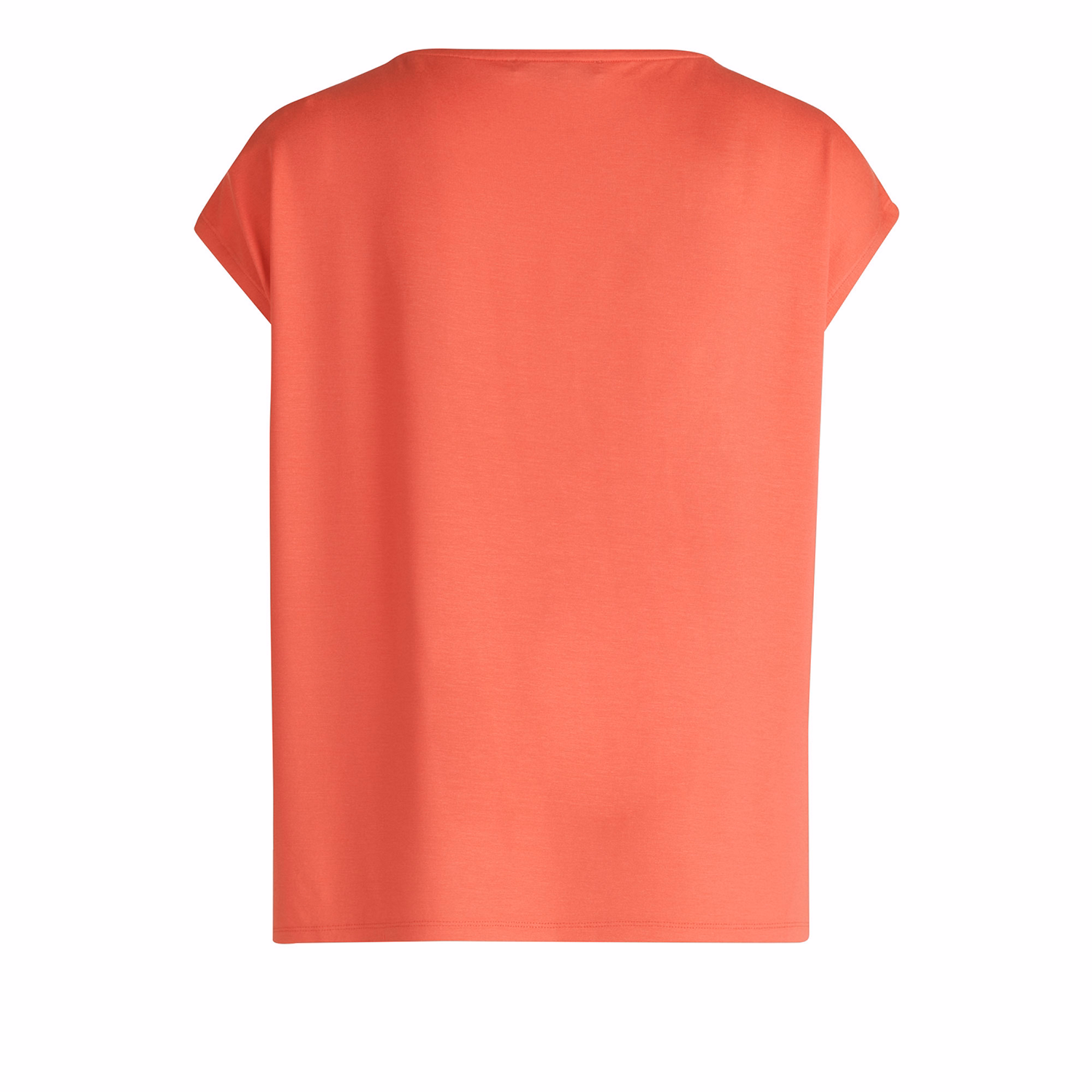 Geometric Contrast Back T-Shirt