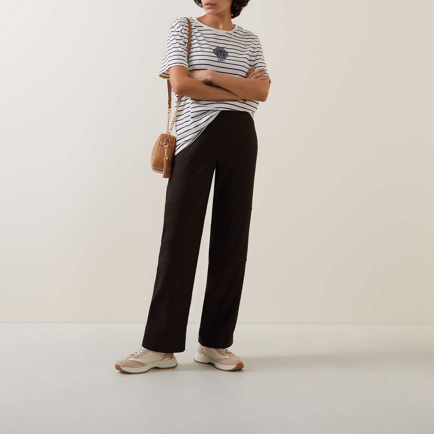 Striped Monogram T-Shirt