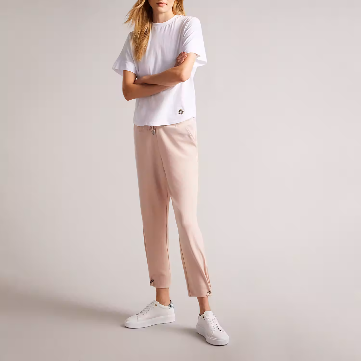 Orthon Jogger With Pleated Detail