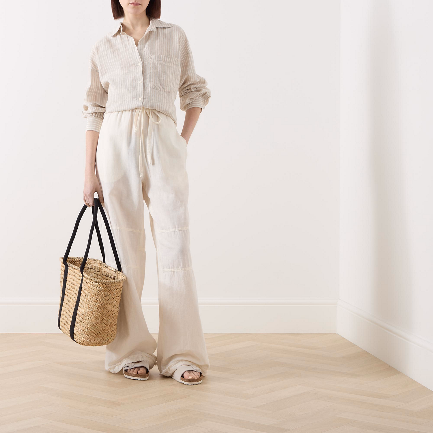 Single-Cuff Striped Shirt