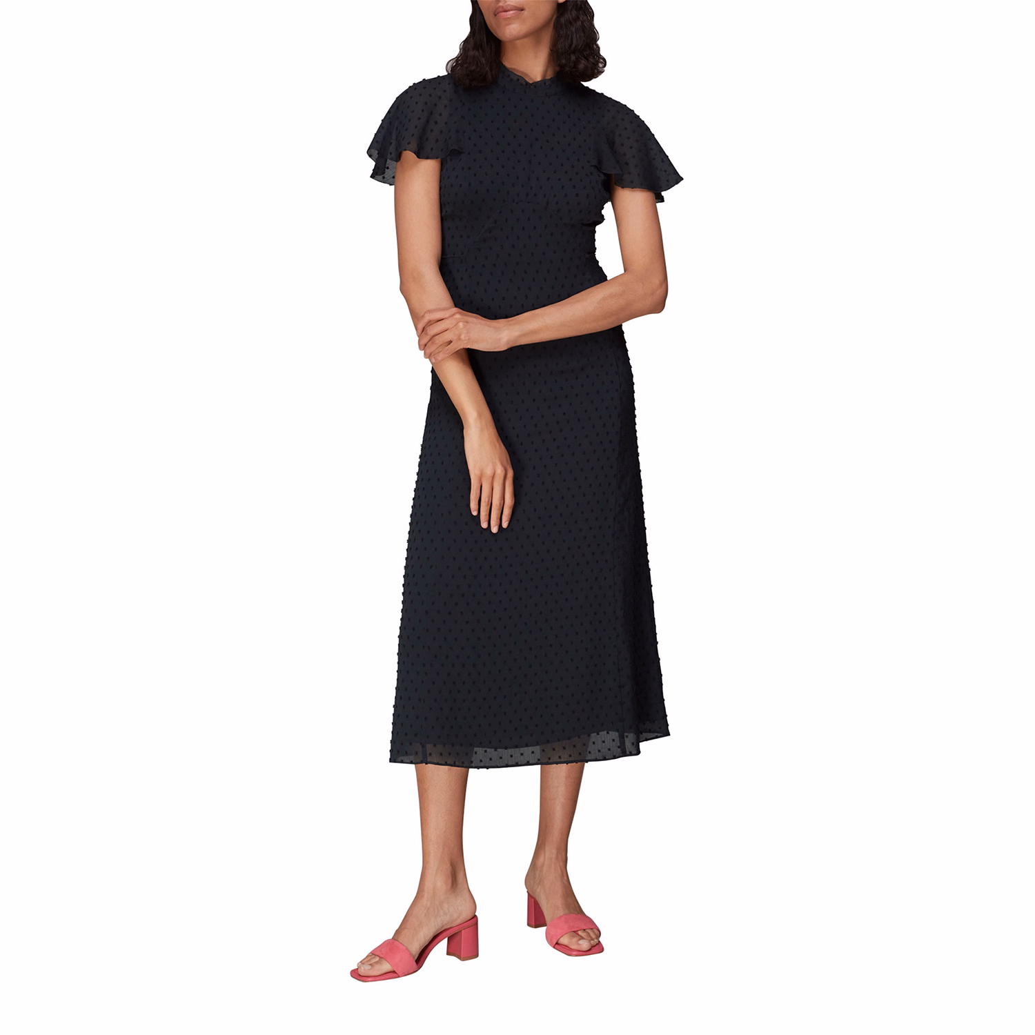 Elouise Textured Dobby Dress