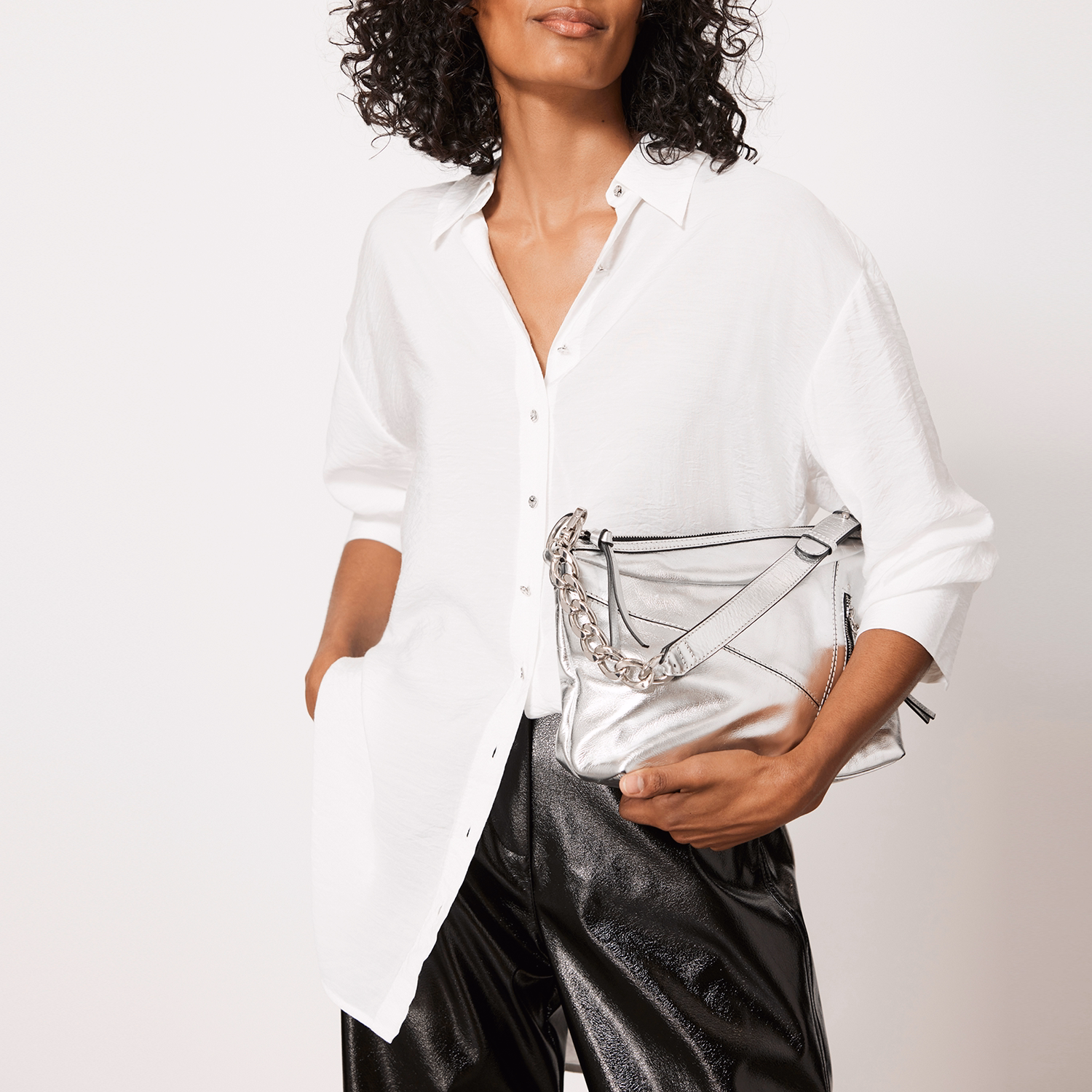 Longline Relaxed Fit Shirt